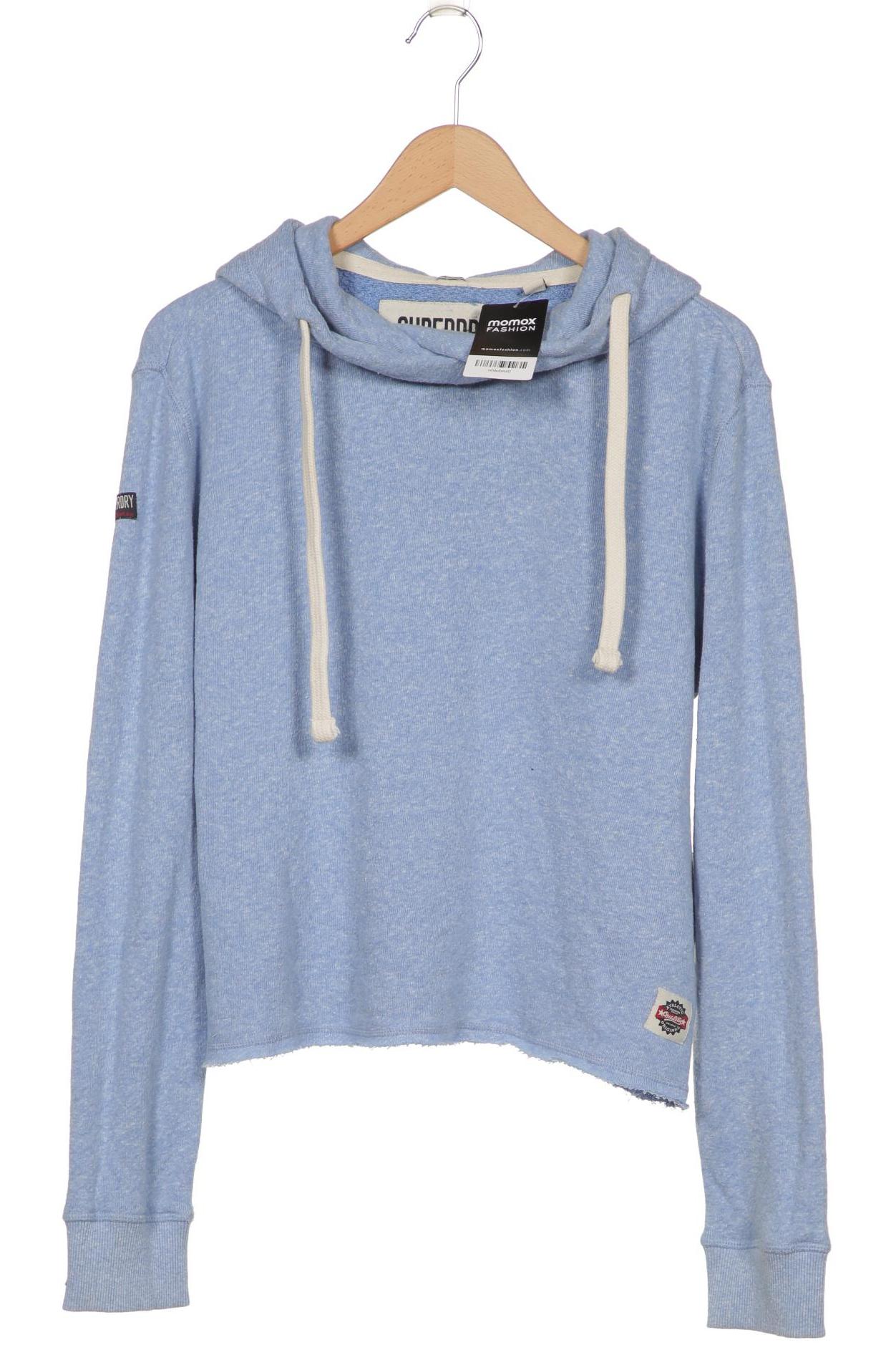 

Superdry Damen Kapuzenpullover, blau, Gr. 44