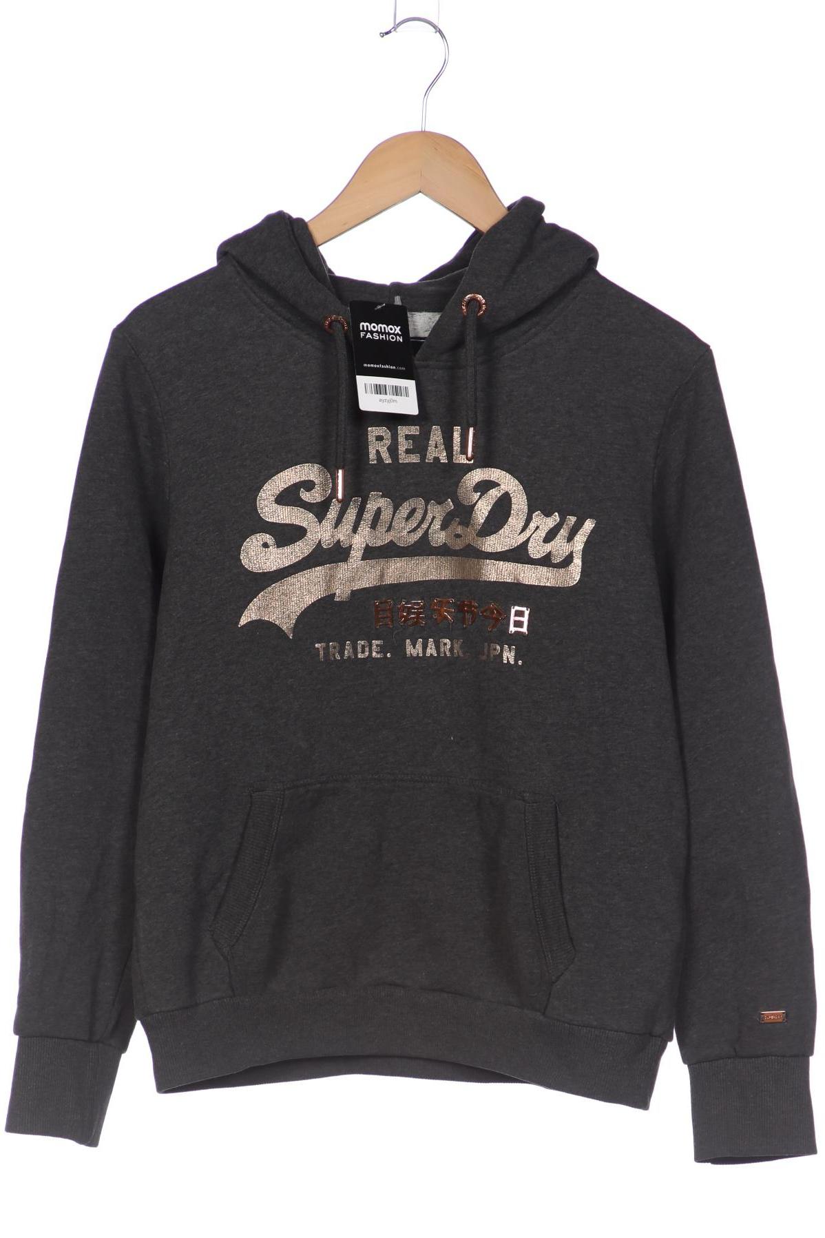 

Superdry Damen Kapuzenpullover, grau, Gr. 42