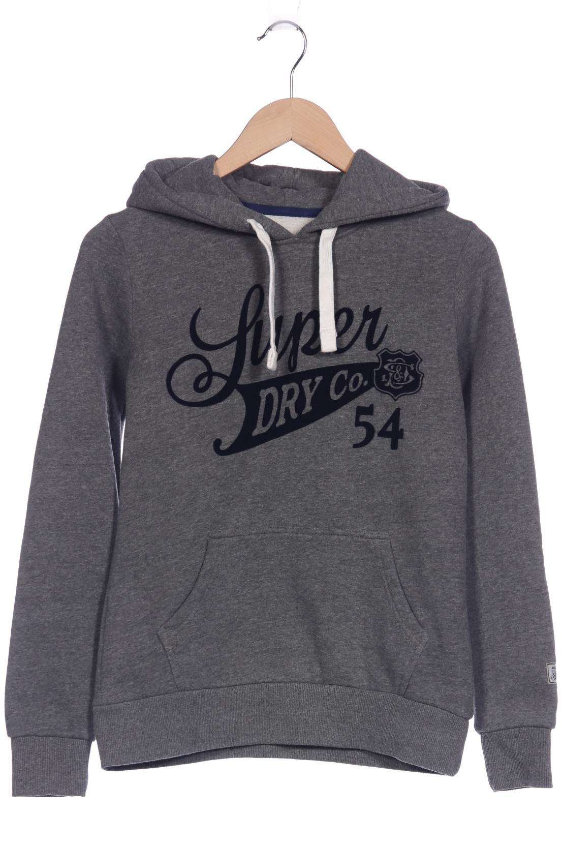 

Superdry Damen Kapuzenpullover, grau, Gr. 34
