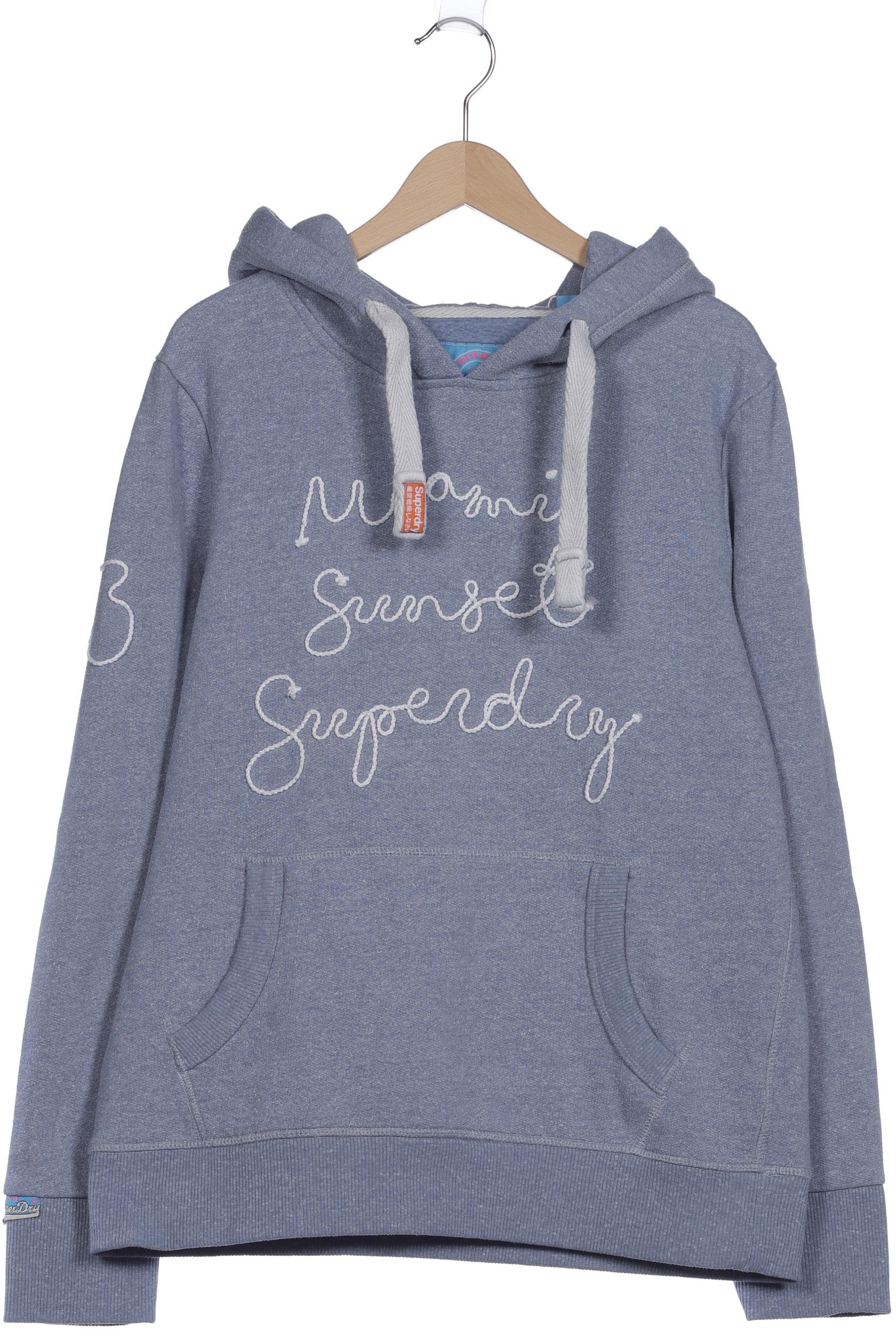 

Superdry Damen Kapuzenpullover, blau, Gr. 38