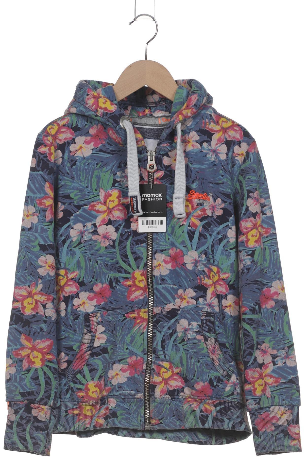 

Superdry Damen Kapuzenpullover, blau, Gr. 38