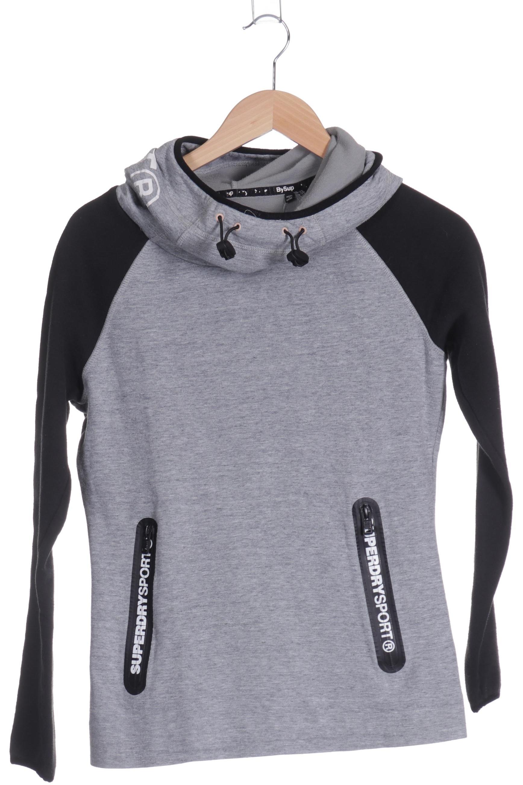 

Superdry Damen Kapuzenpullover, grau, Gr. 36