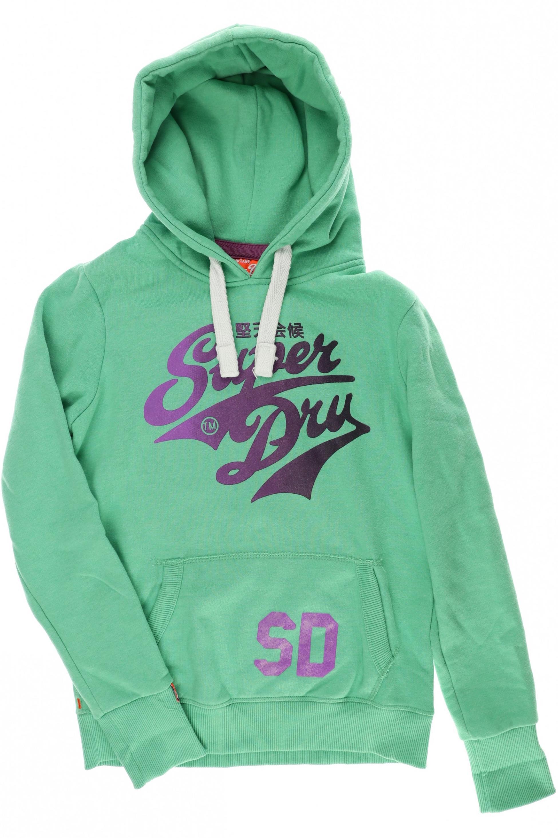 

Superdry Damen Kapuzenpullover, grün, Gr.