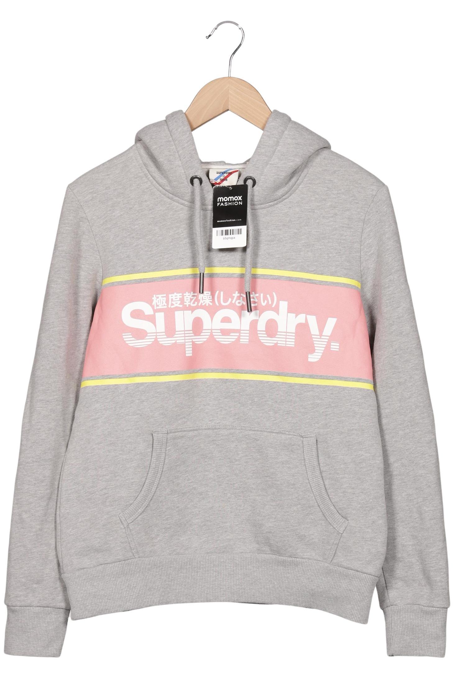 

Superdry Damen Kapuzenpullover, grau, Gr. 40