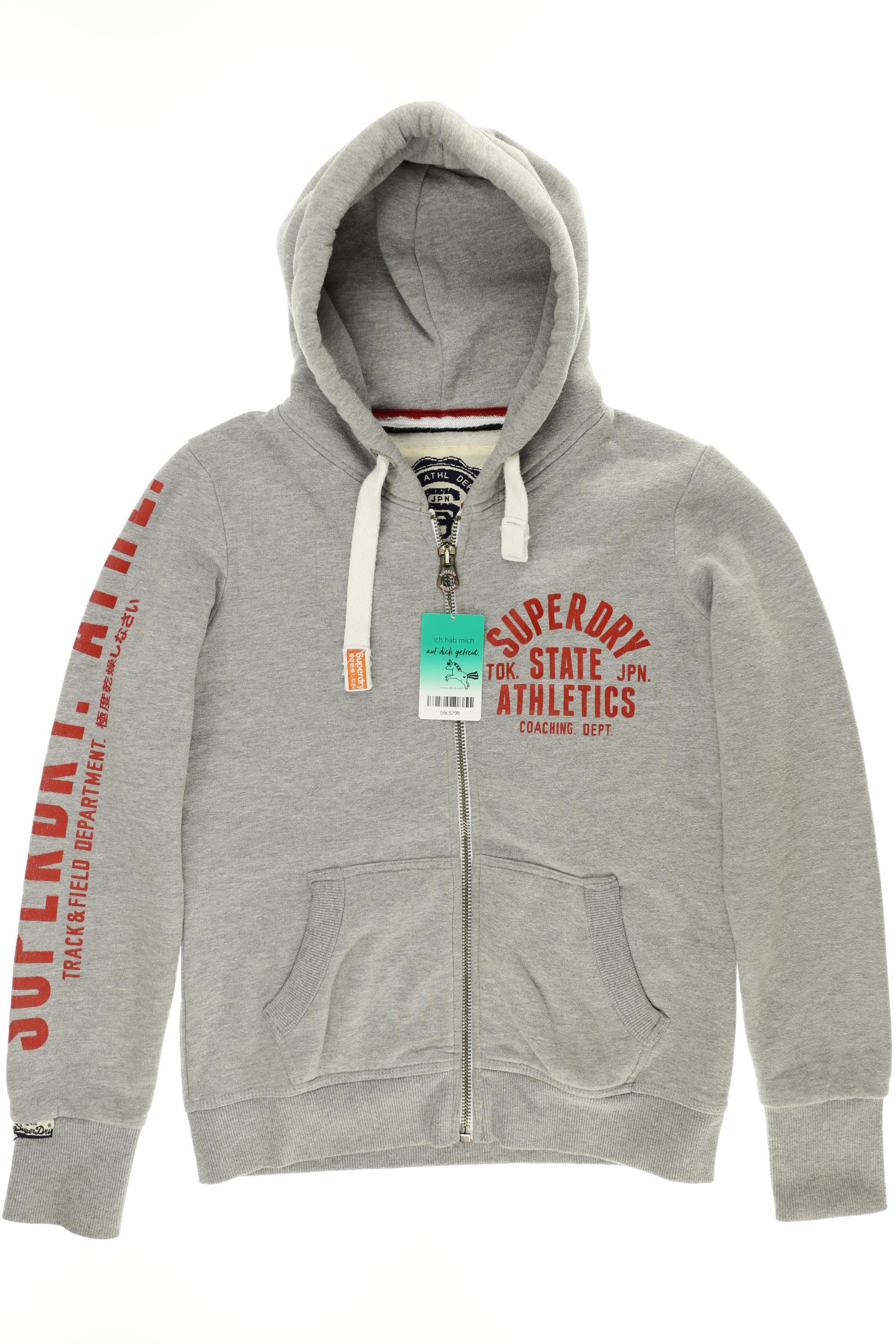 

Superdry Damen Kapuzenpullover, grau, Gr.