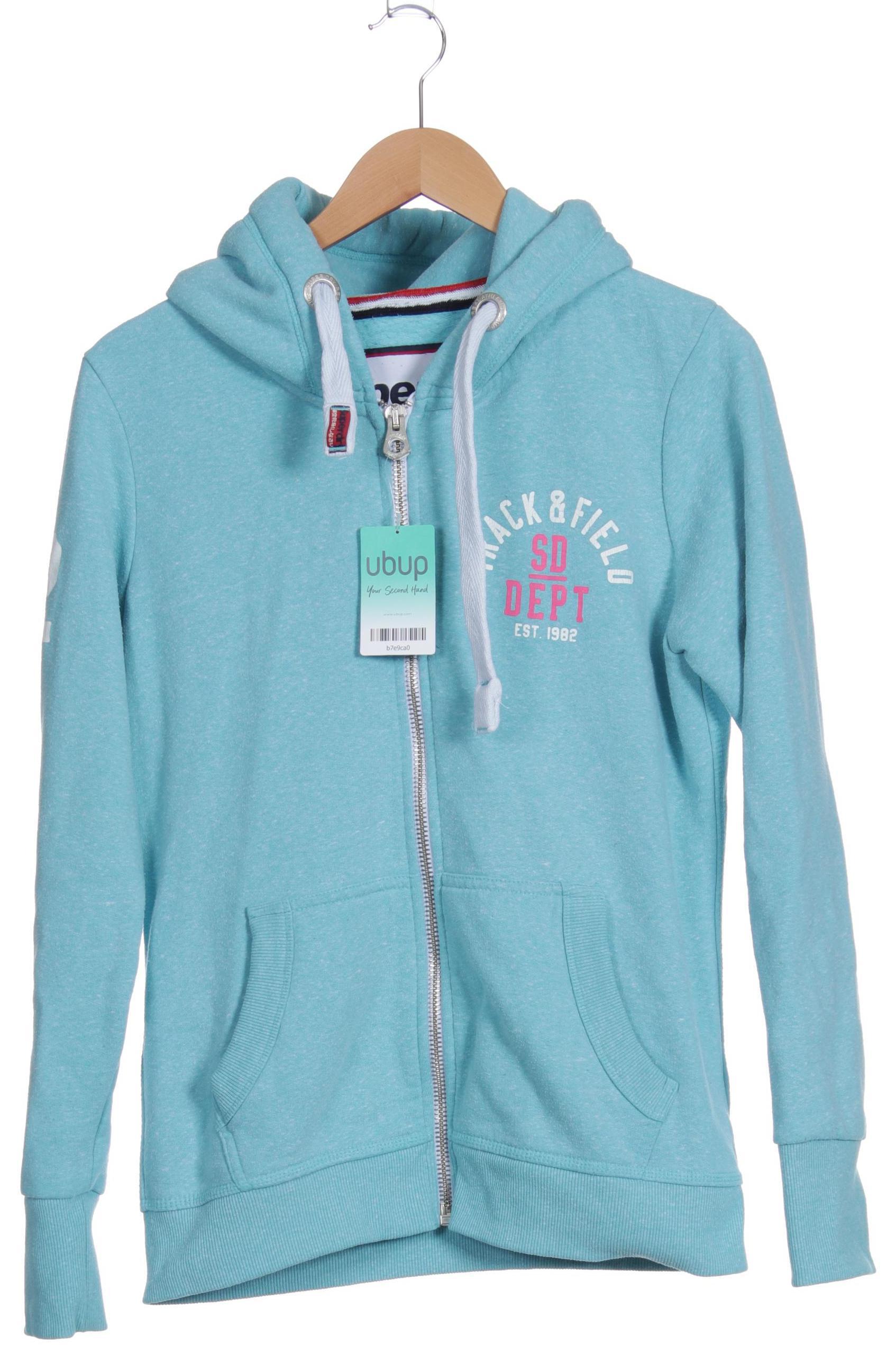 

Superdry Damen Kapuzenpullover, türkis, Gr.