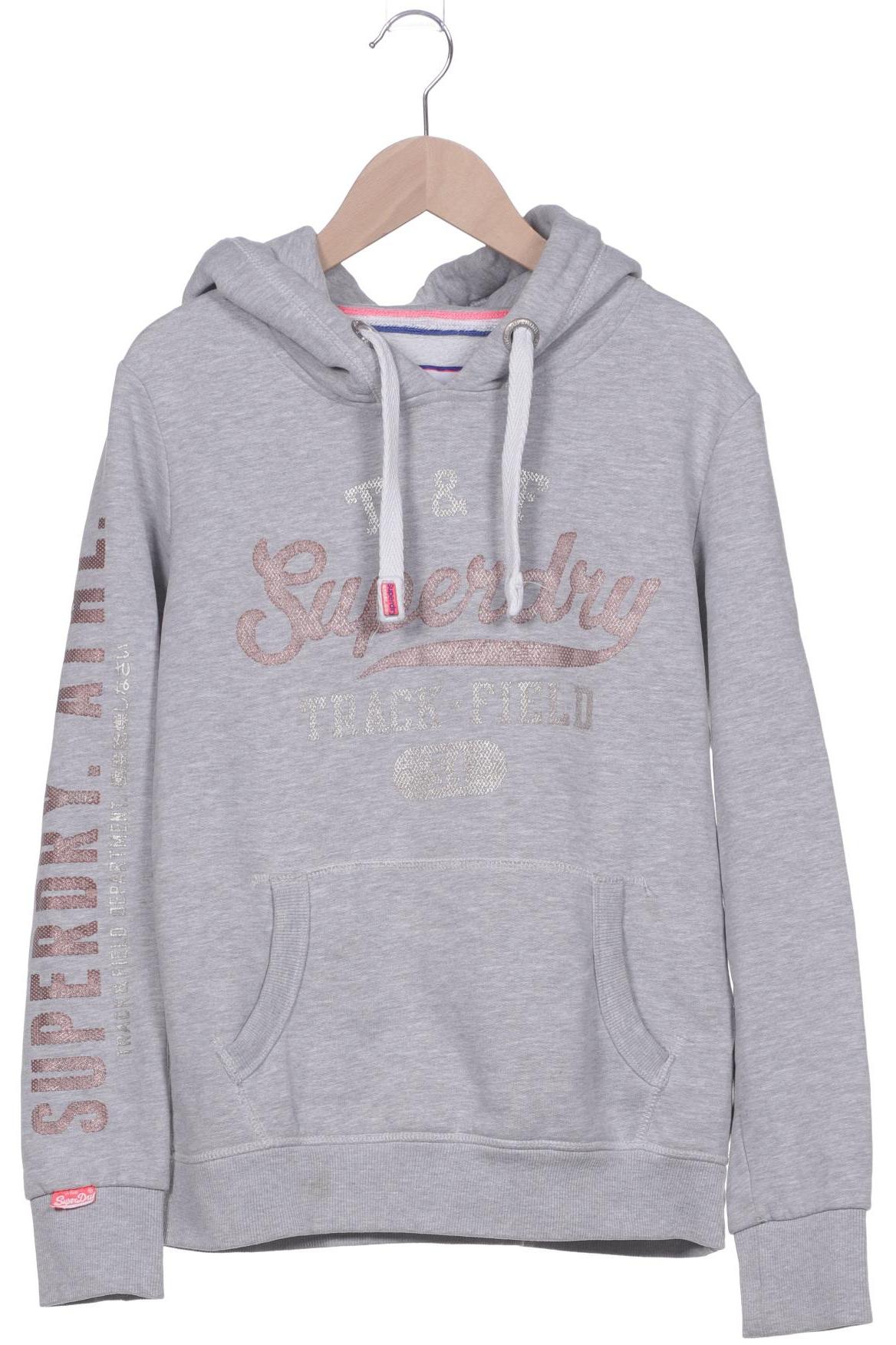 

Superdry Damen Kapuzenpullover, grau, Gr. 40