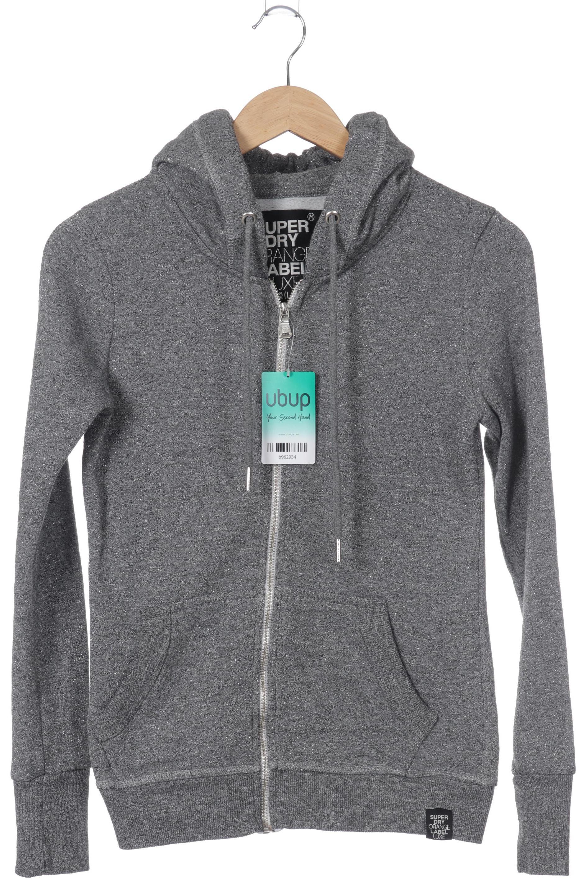 

Superdry Damen Kapuzenpullover, silber, Gr.
