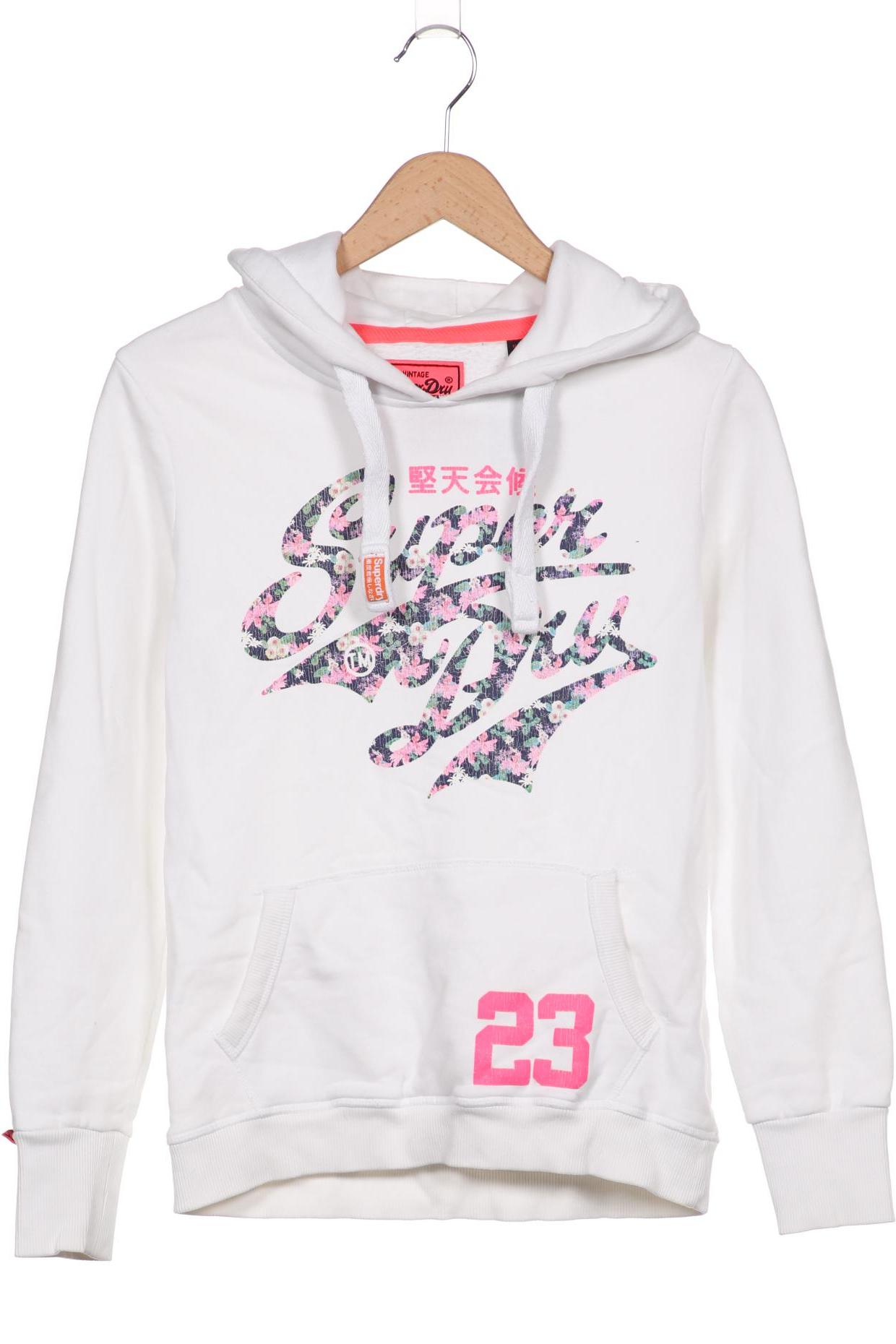 

Superdry Damen Kapuzenpullover, weiß