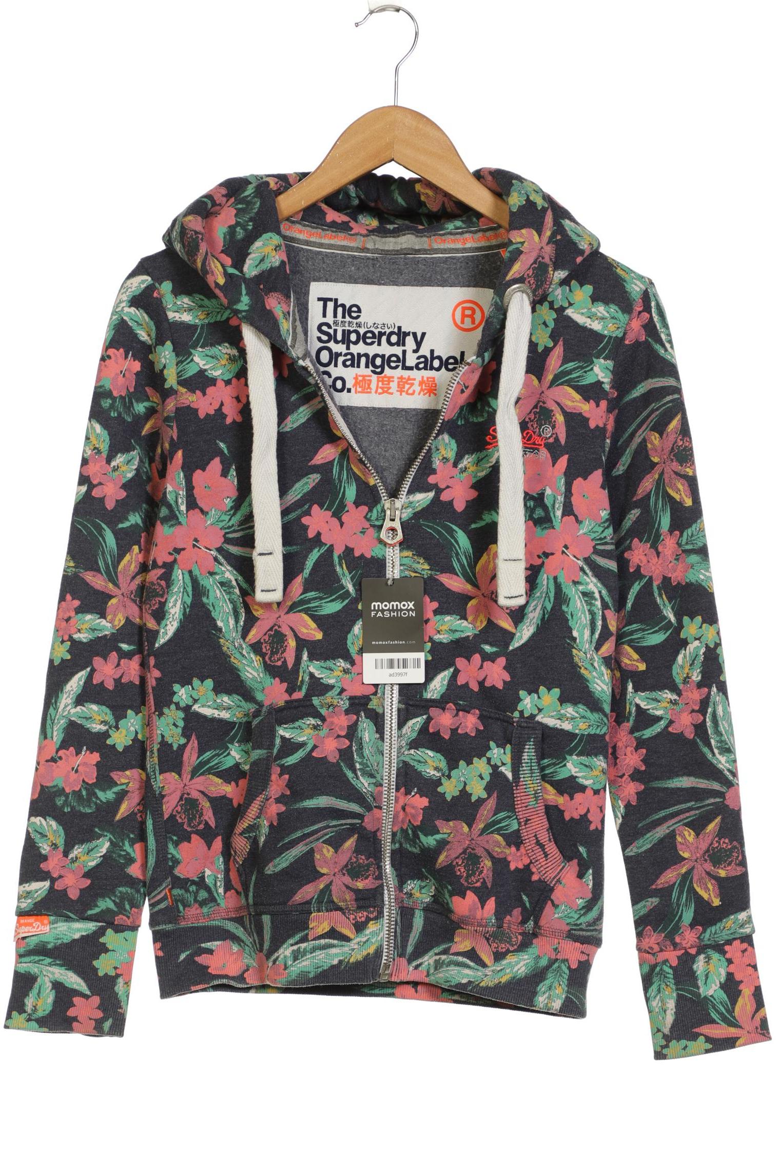 

Superdry Damen Kapuzenpullover, blau, Gr. 34