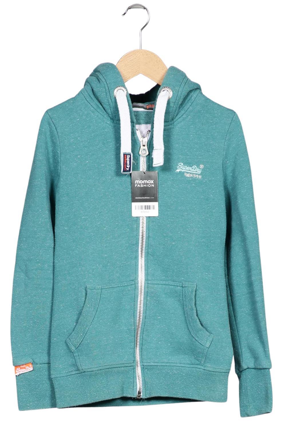 

Superdry Damen Kapuzenpullover, türkis, Gr. 34