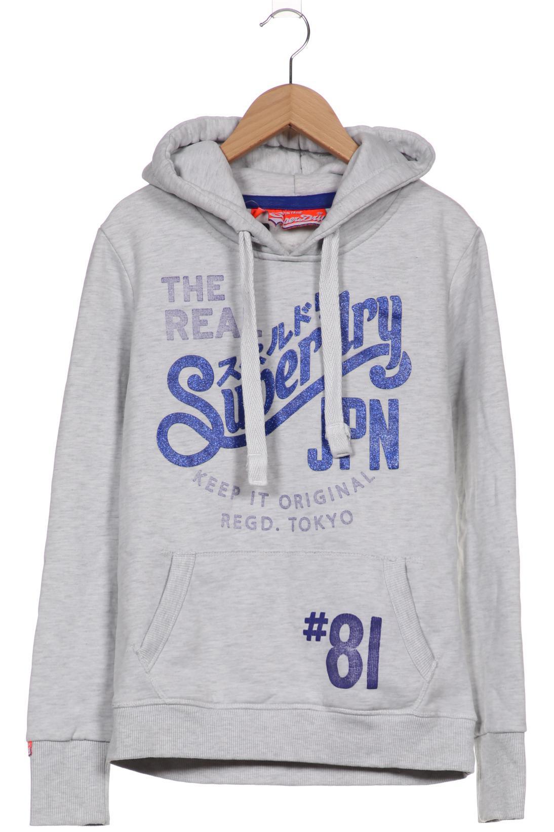 

Superdry Damen Kapuzenpullover, grau