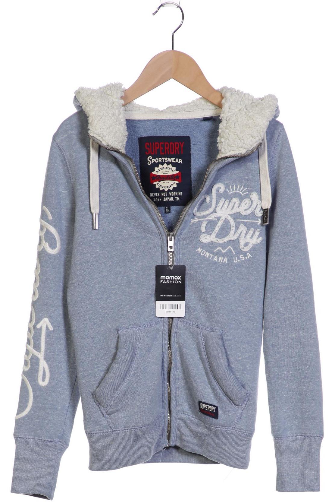 

Superdry Damen Kapuzenpullover, blau