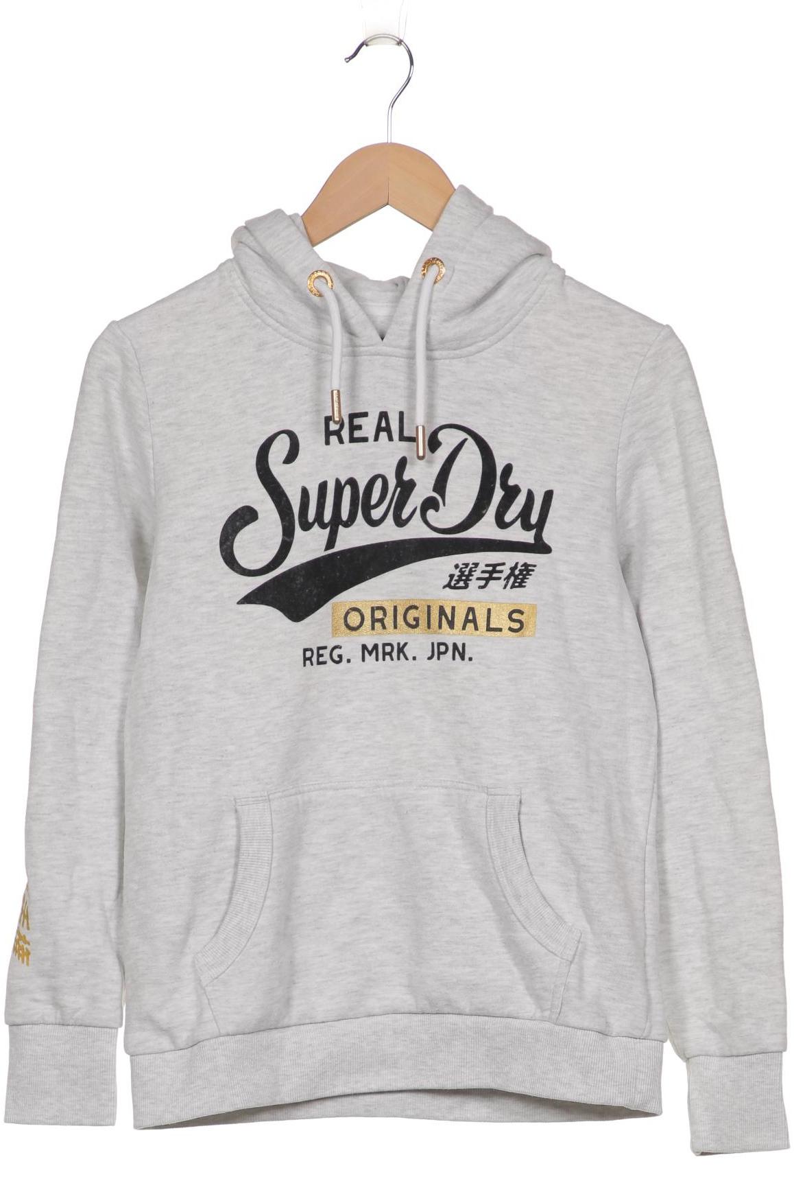 

Superdry Damen Kapuzenpullover, grau, Gr. 40