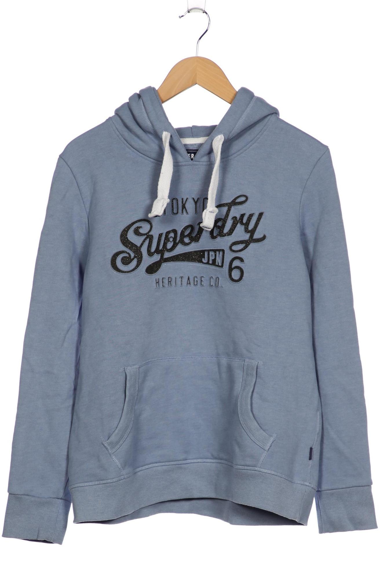 

Superdry Damen Kapuzenpullover, blau, Gr. 44