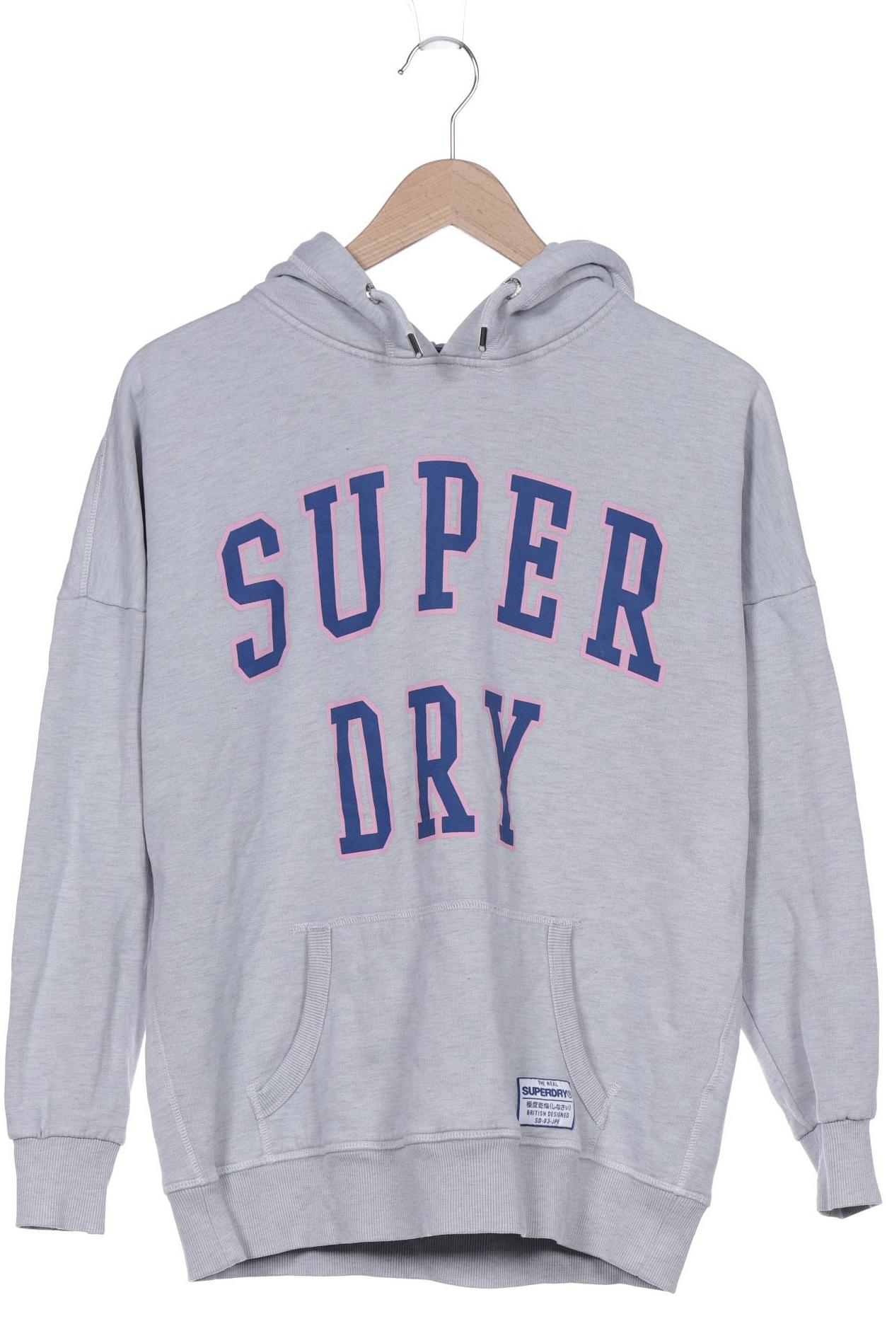 

Superdry Damen Kapuzenpullover, grau, Gr. 36
