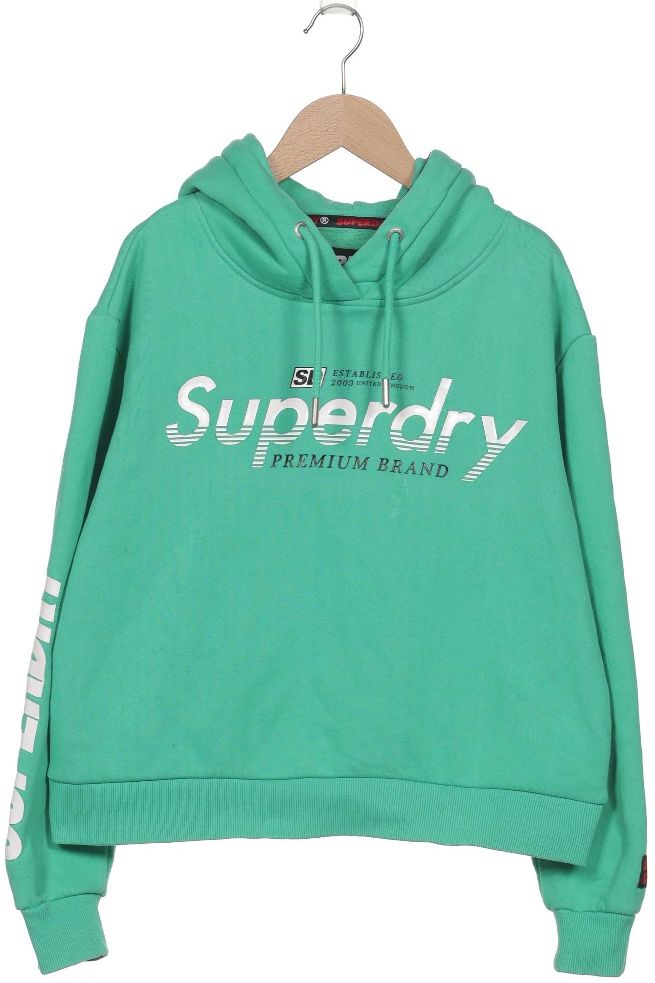 

Superdry Damen Kapuzenpullover, grün, Gr. 40