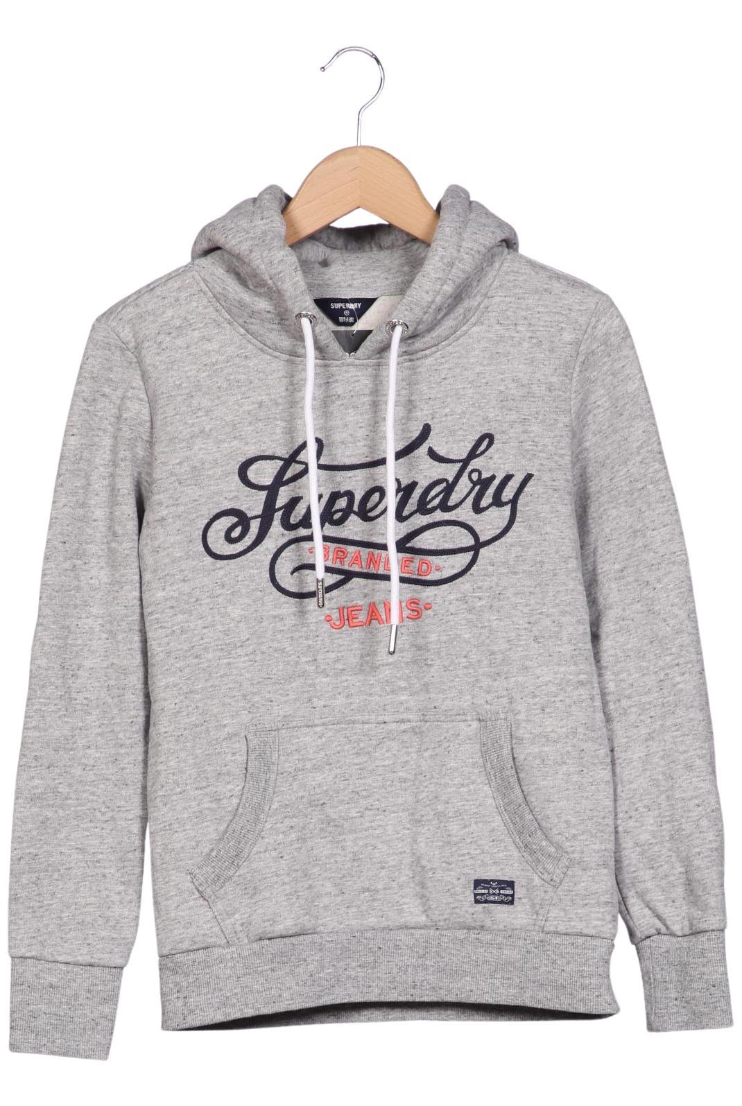 

Superdry Damen Kapuzenpullover, grau, Gr. 38