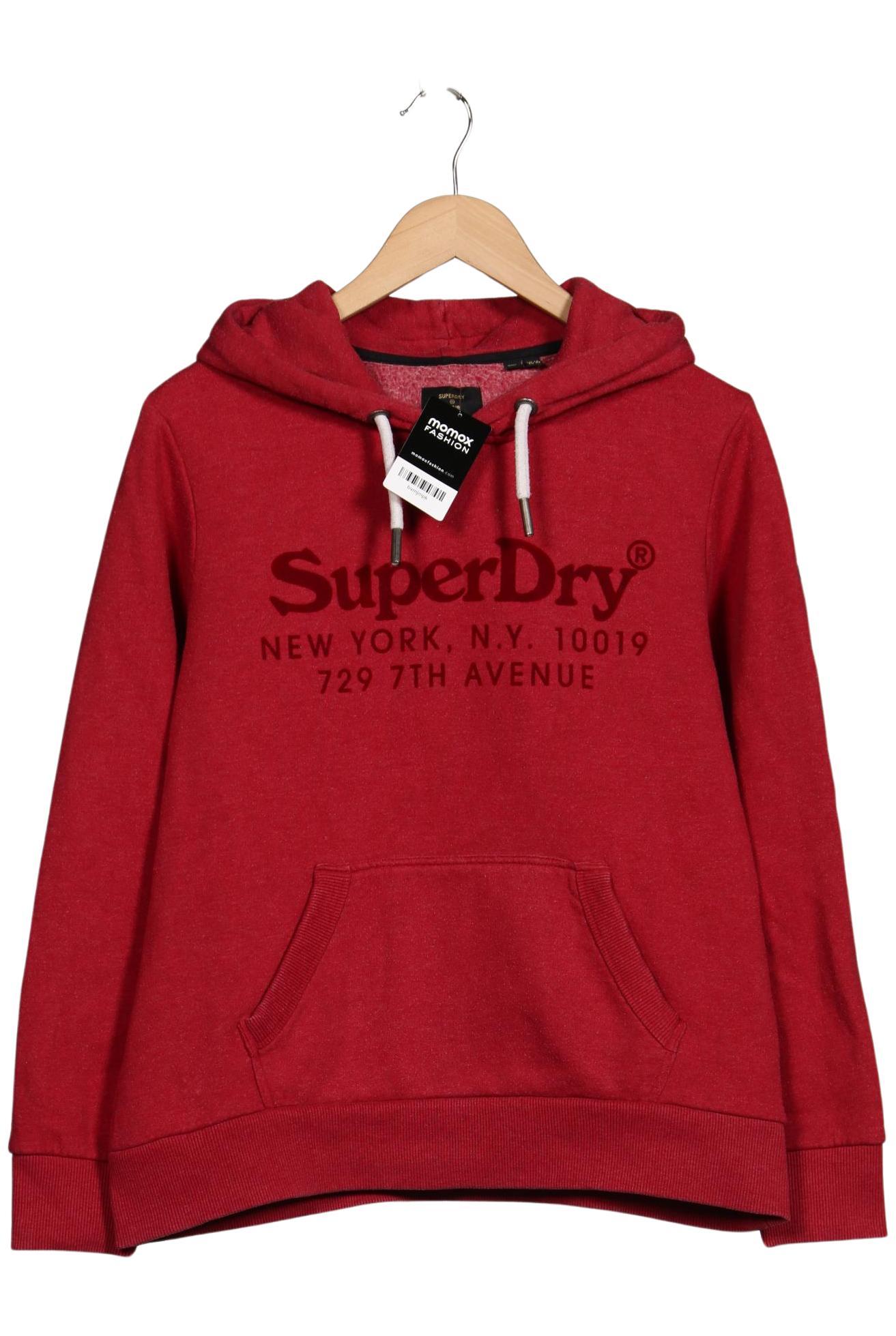 

Superdry Damen Kapuzenpullover, bordeaux, Gr. 42