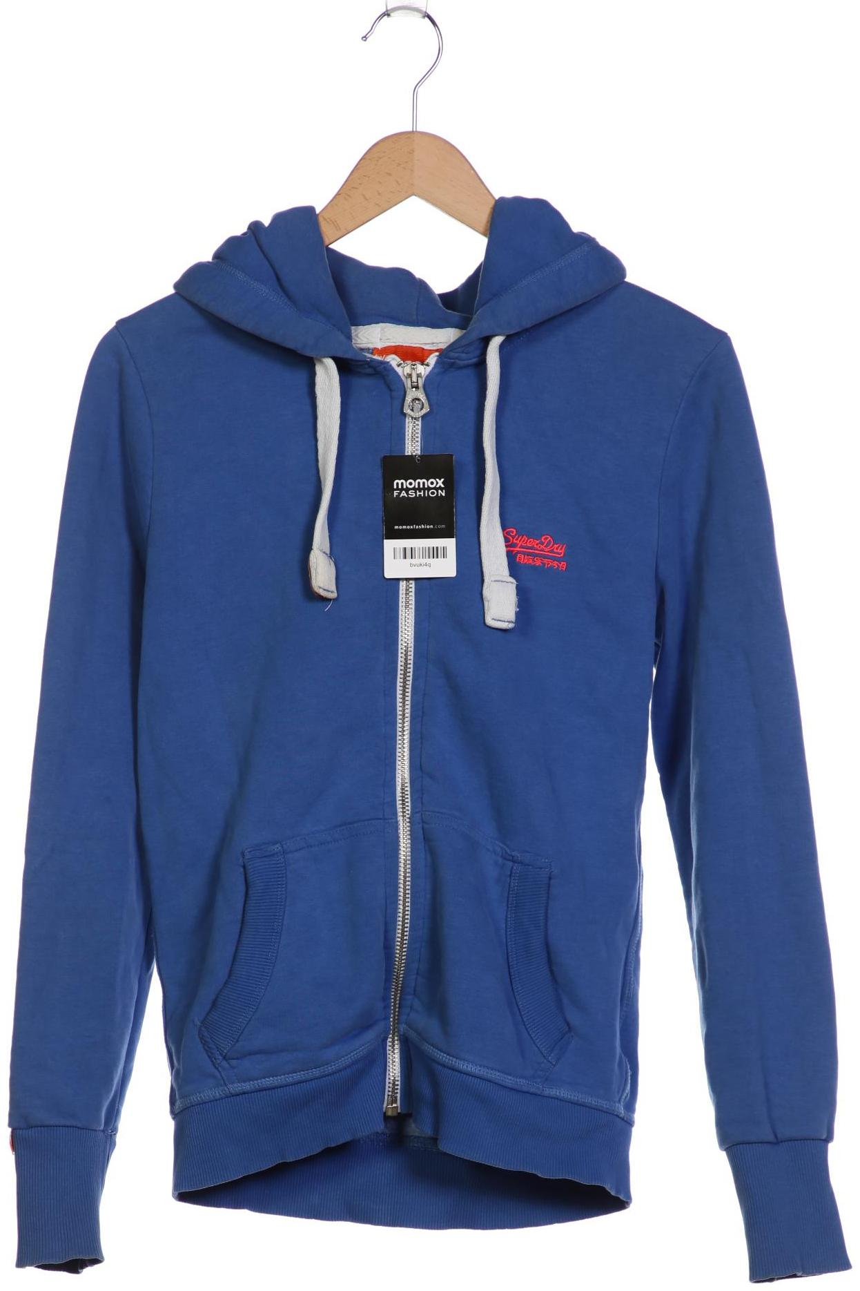 

Superdry Damen Kapuzenpullover, blau, Gr. 36