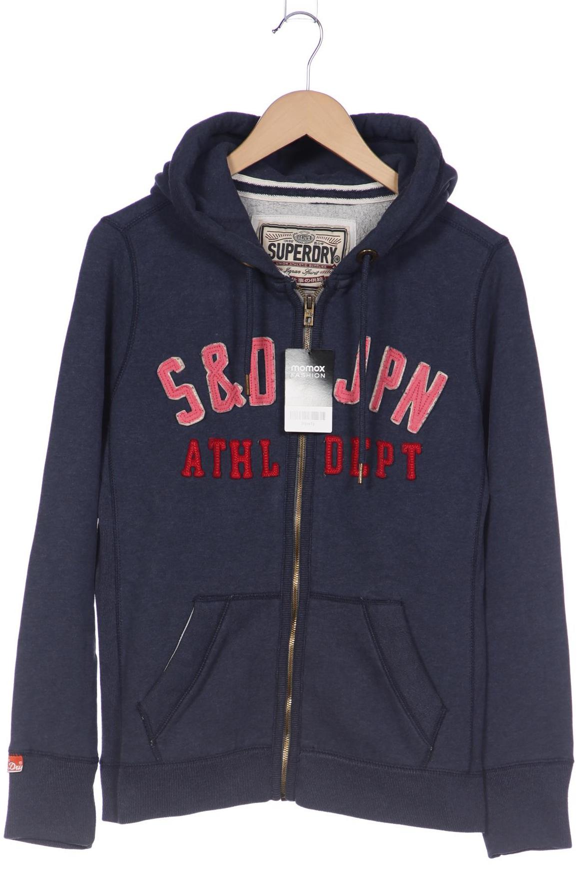 

Superdry Damen Kapuzenpullover, blau, Gr. 42