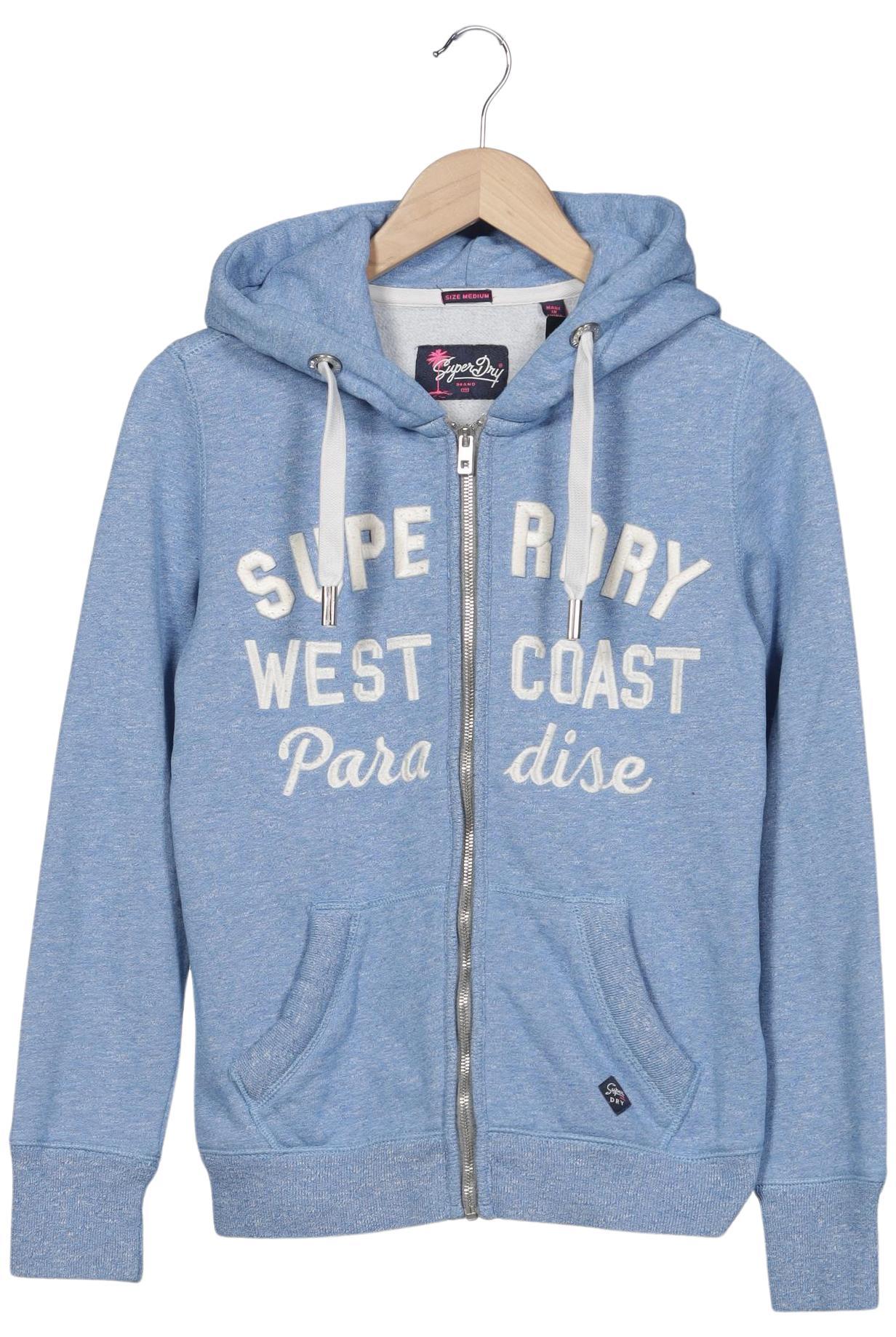 

Superdry Damen Kapuzenpullover, blau, Gr. 38