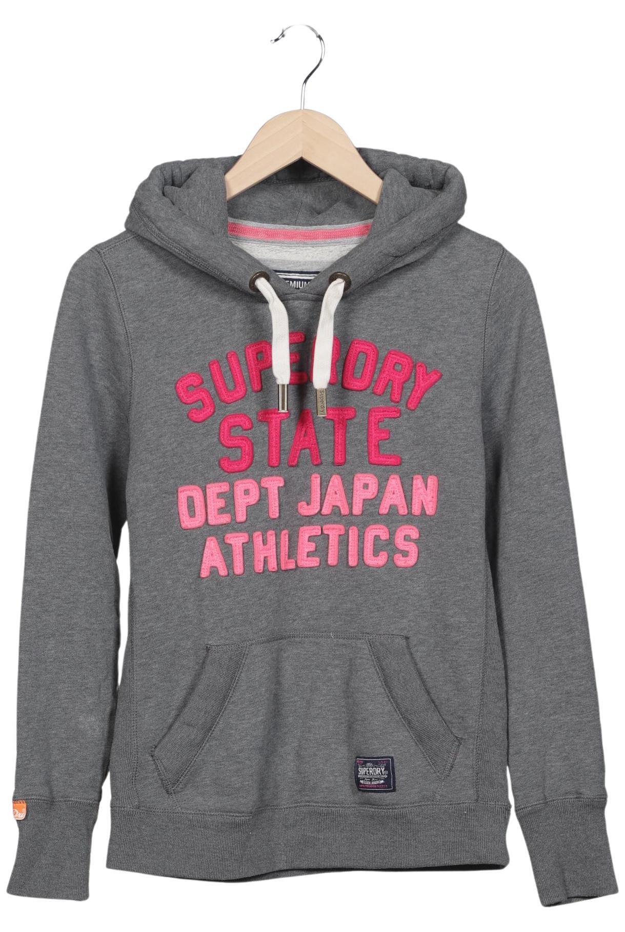 

Superdry Damen Kapuzenpullover, grau, Gr. 38