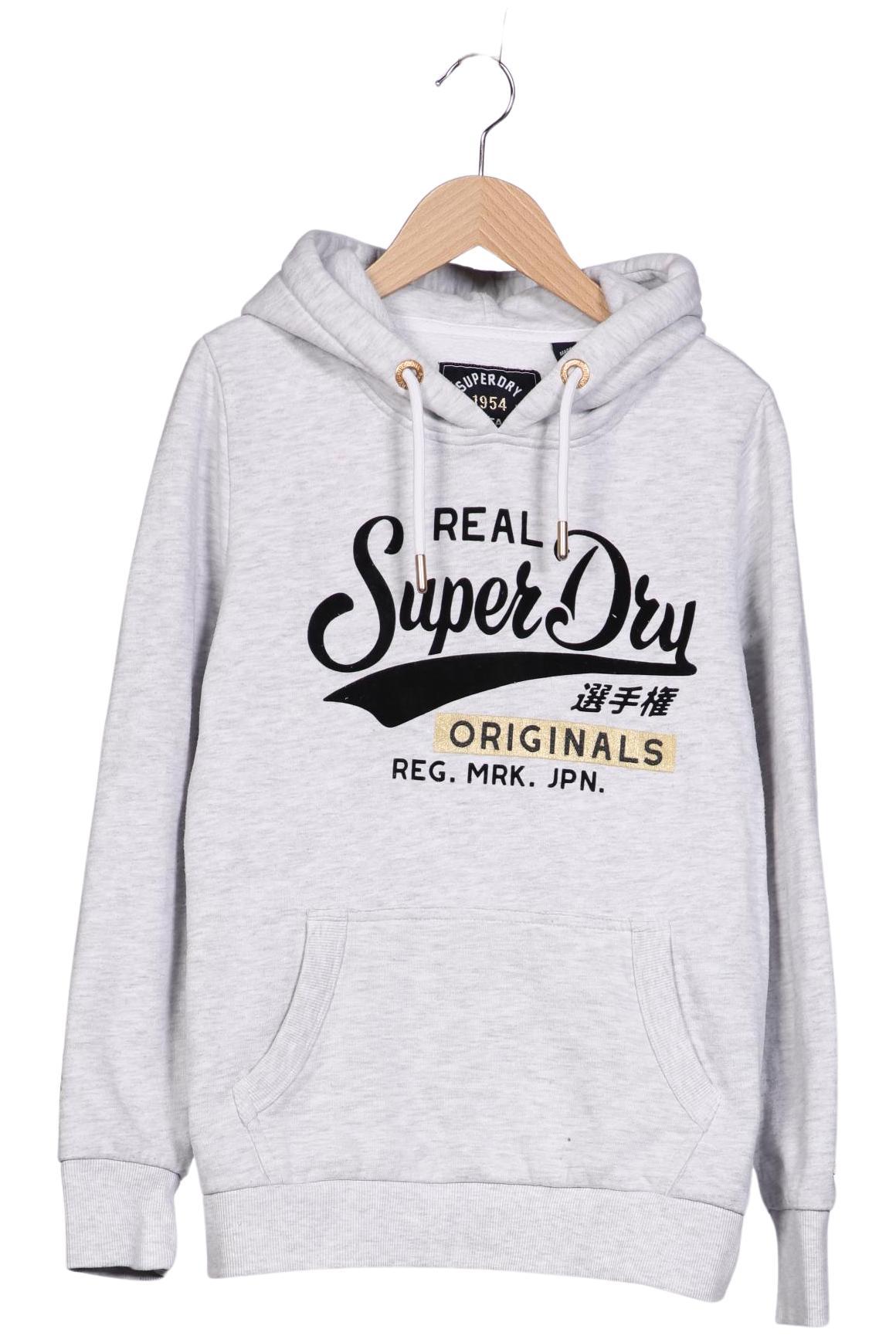 

Superdry Damen Kapuzenpullover, grau, Gr. 40