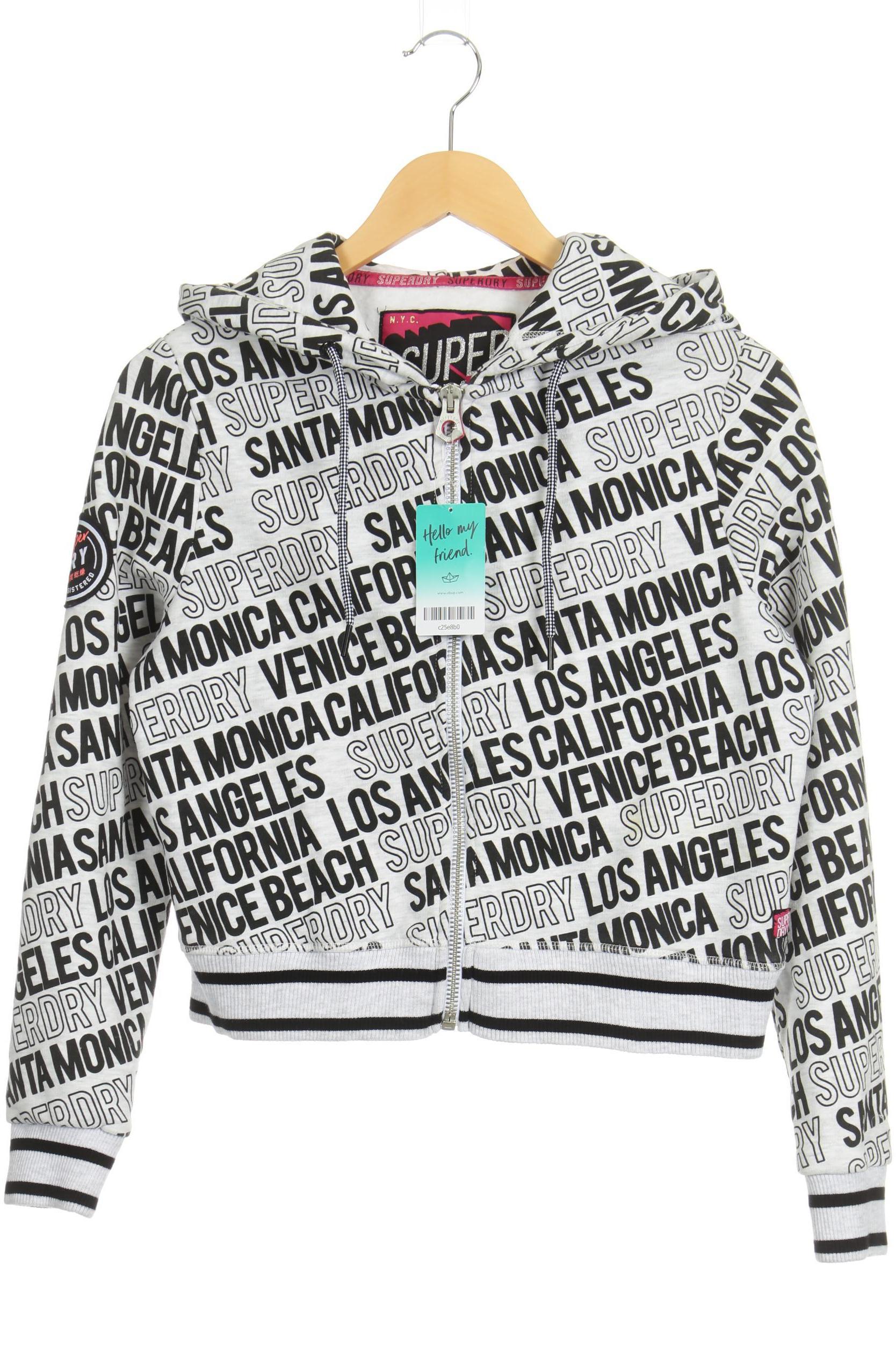 

Superdry Damen Kapuzenpullover, grau, Gr.
