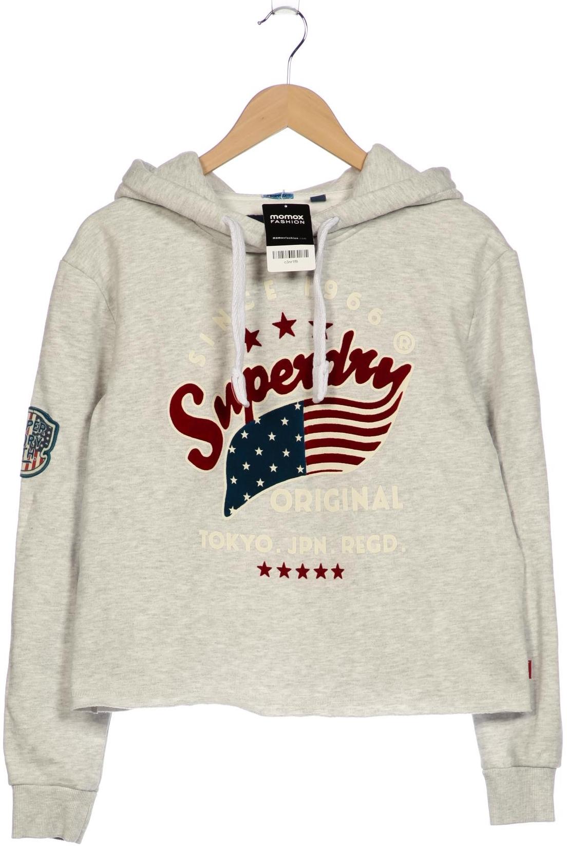 

Superdry Damen Kapuzenpullover, grau, Gr. 40