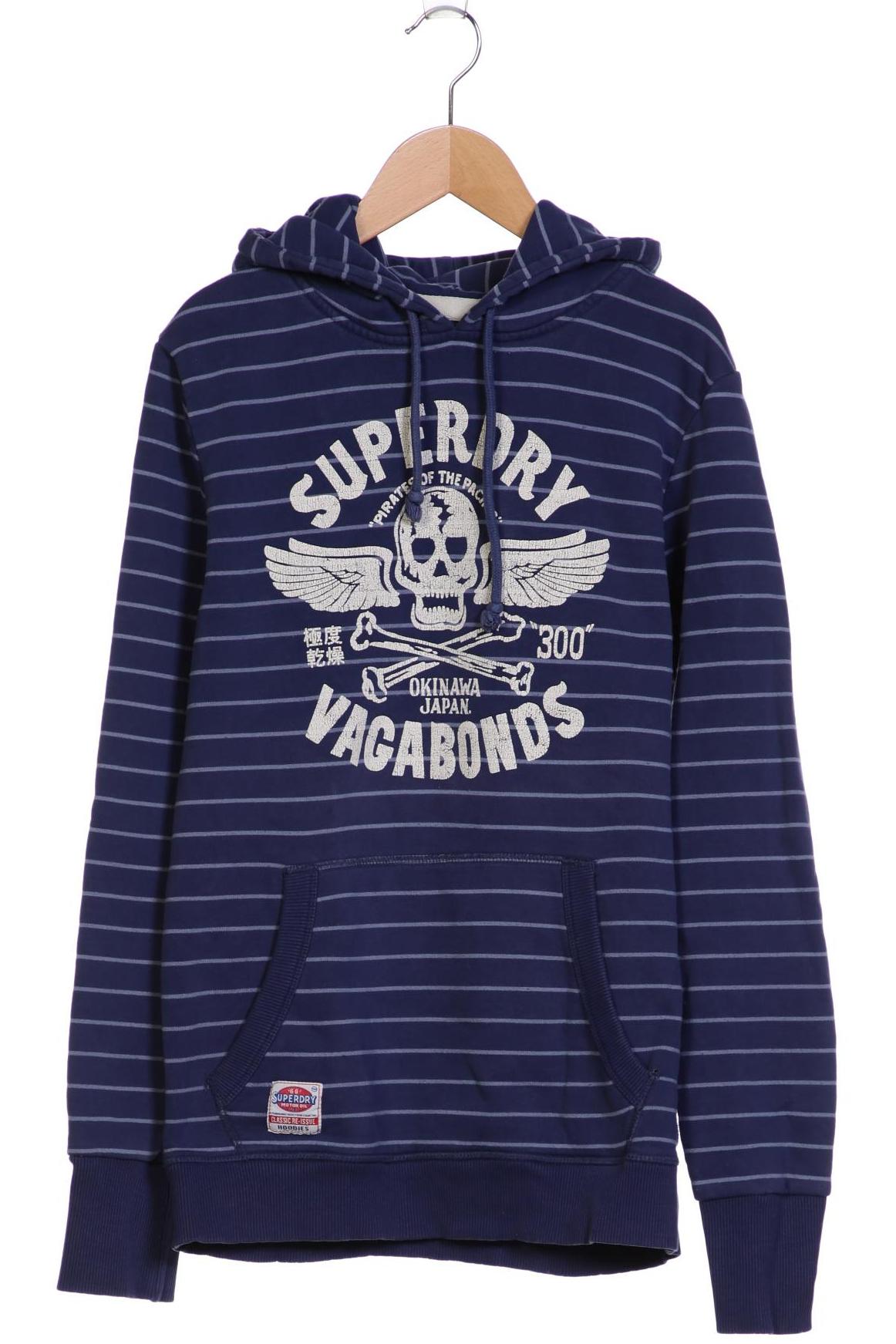 

Superdry Damen Kapuzenpullover, blau, Gr. 42