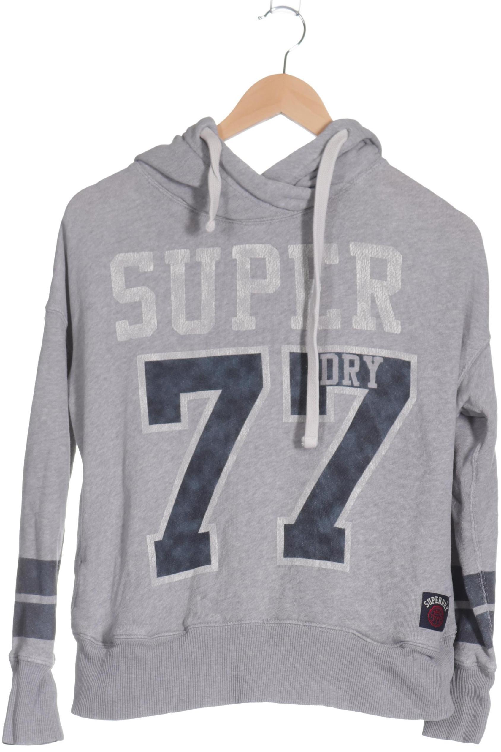 

Superdry Damen Kapuzenpullover, grau, Gr.