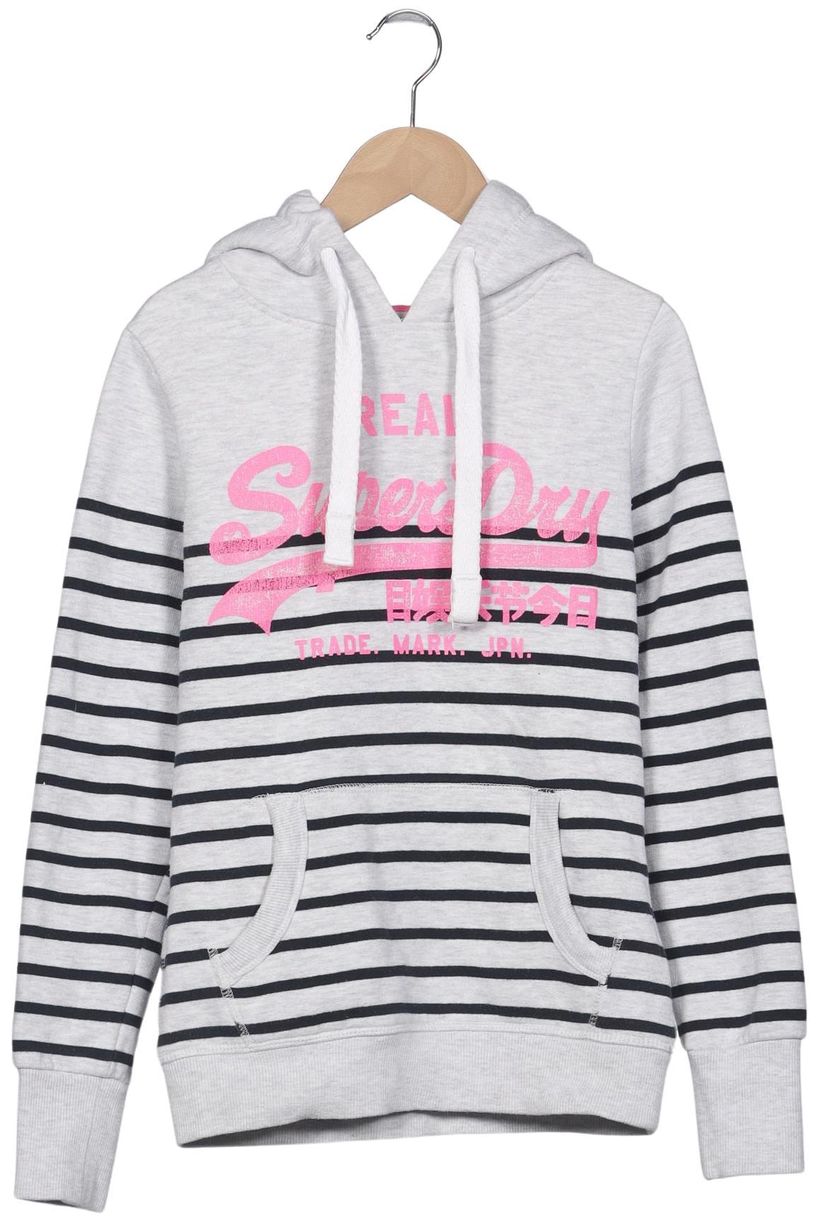 

Superdry Damen Kapuzenpullover, grau, Gr. 34