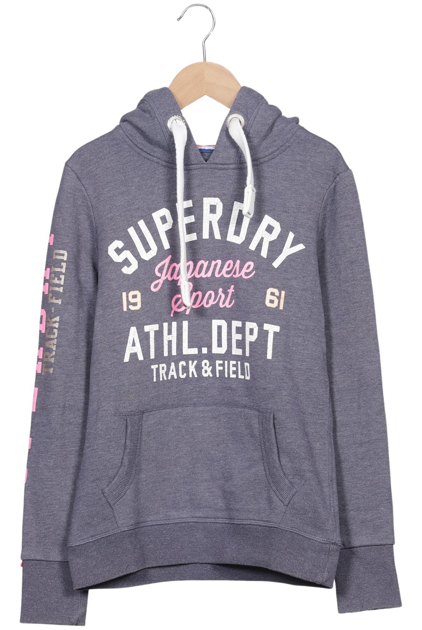 

Superdry Damen Kapuzenpullover, grau, Gr. 36