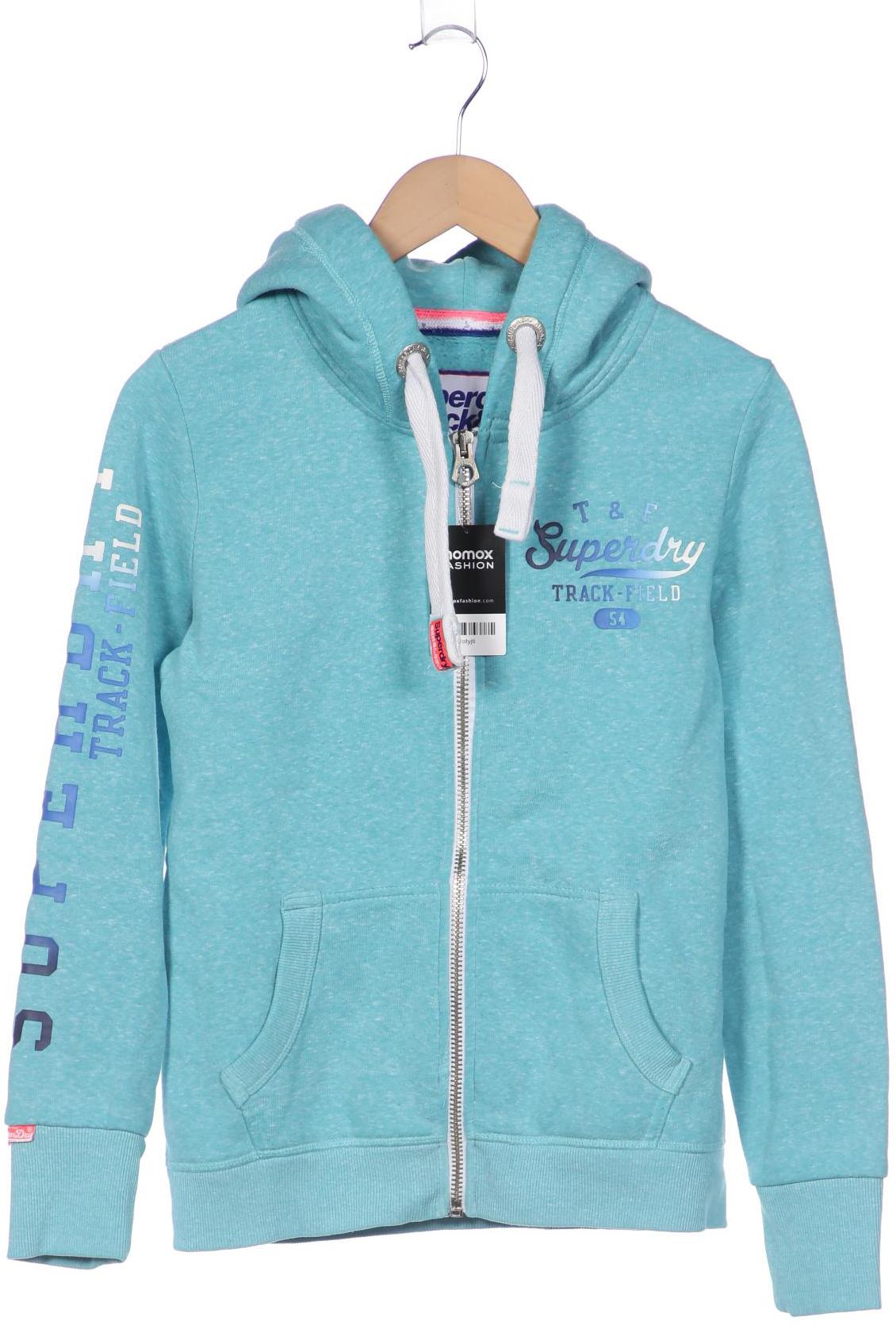 

Superdry Damen Kapuzenpullover, blau, Gr. 40