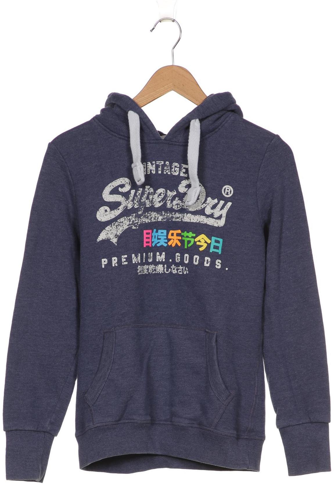 

Superdry Damen Kapuzenpullover, blau