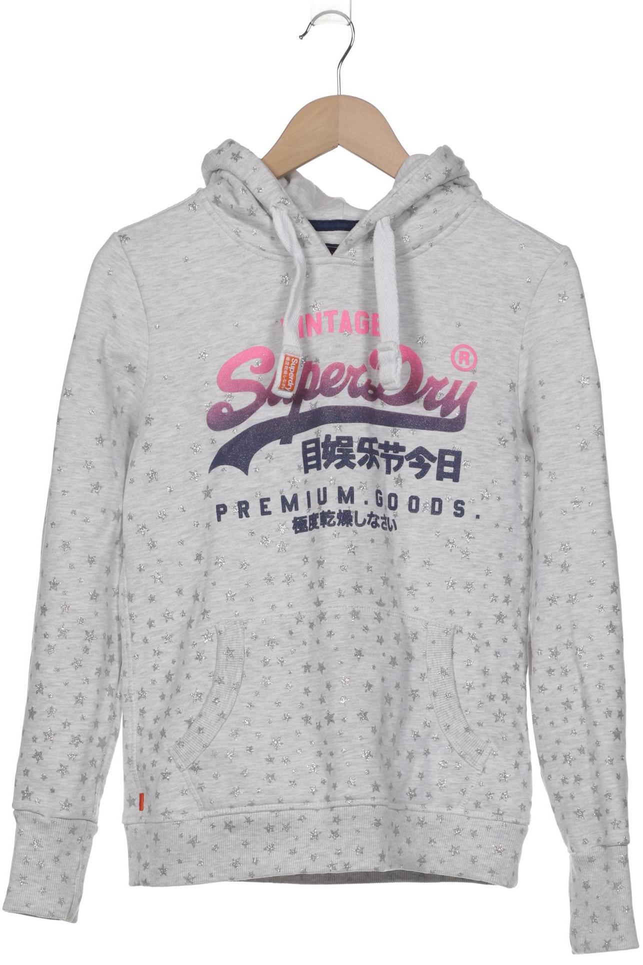 

Superdry Damen Kapuzenpullover, grau, Gr. 38