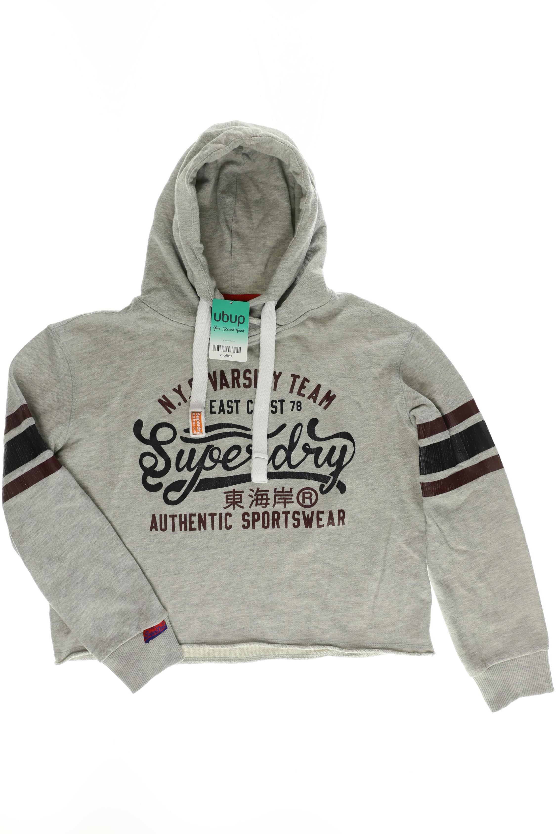

Superdry Damen Kapuzenpullover, grau, Gr.