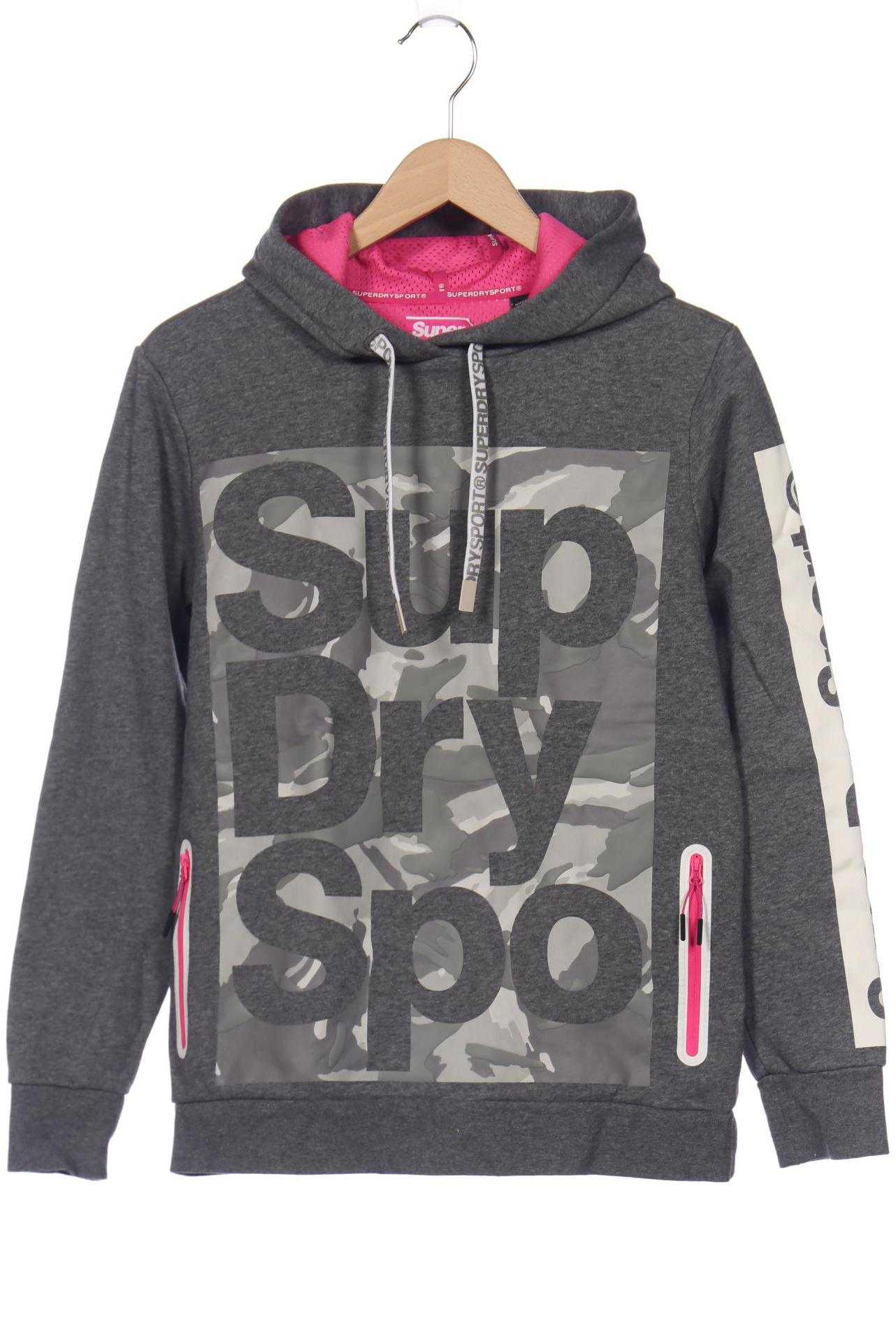 

Superdry Damen Kapuzenpullover, grau
