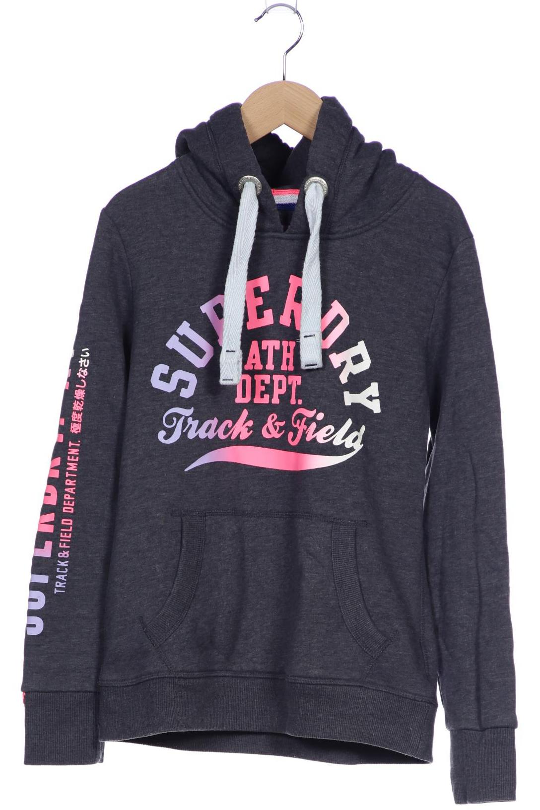 

Superdry Damen Kapuzenpullover, grau, Gr. 38