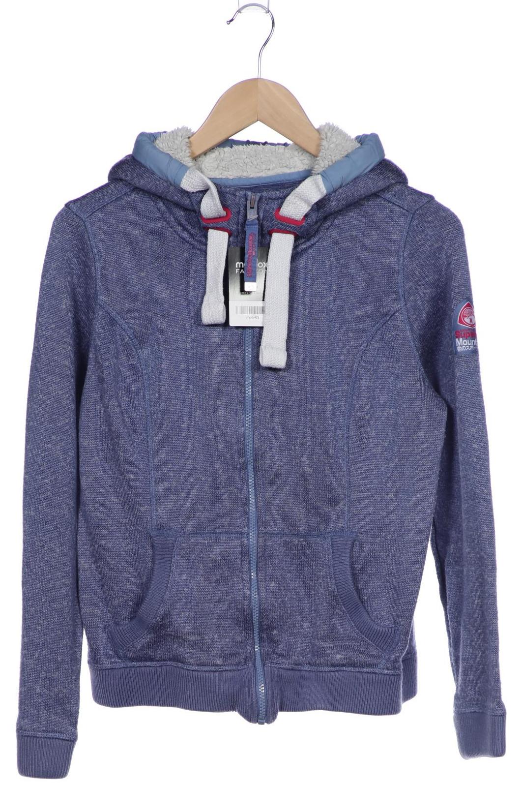 

Superdry Damen Kapuzenpullover, blau, Gr. 42