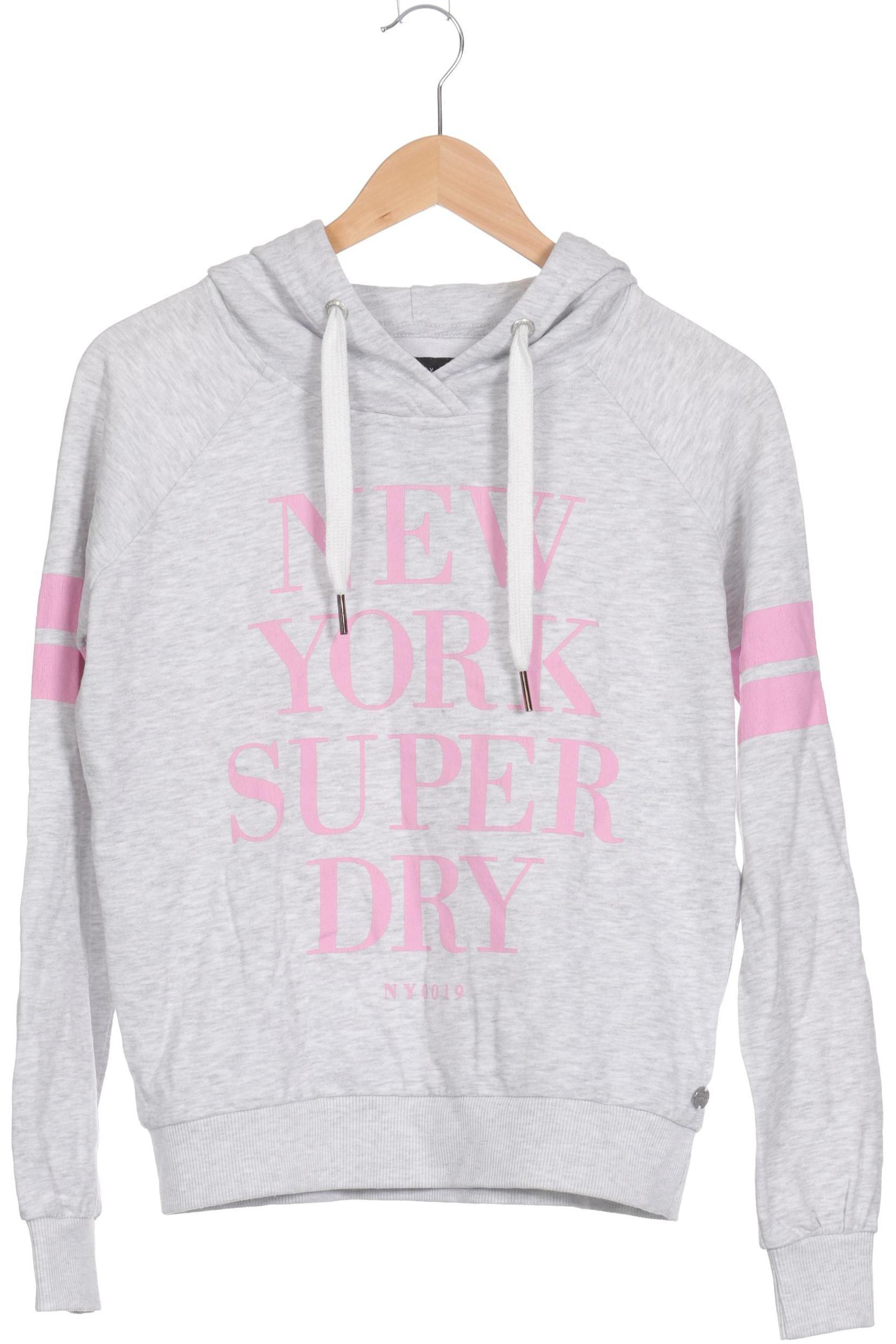 

Superdry Damen Kapuzenpullover, grau, Gr.