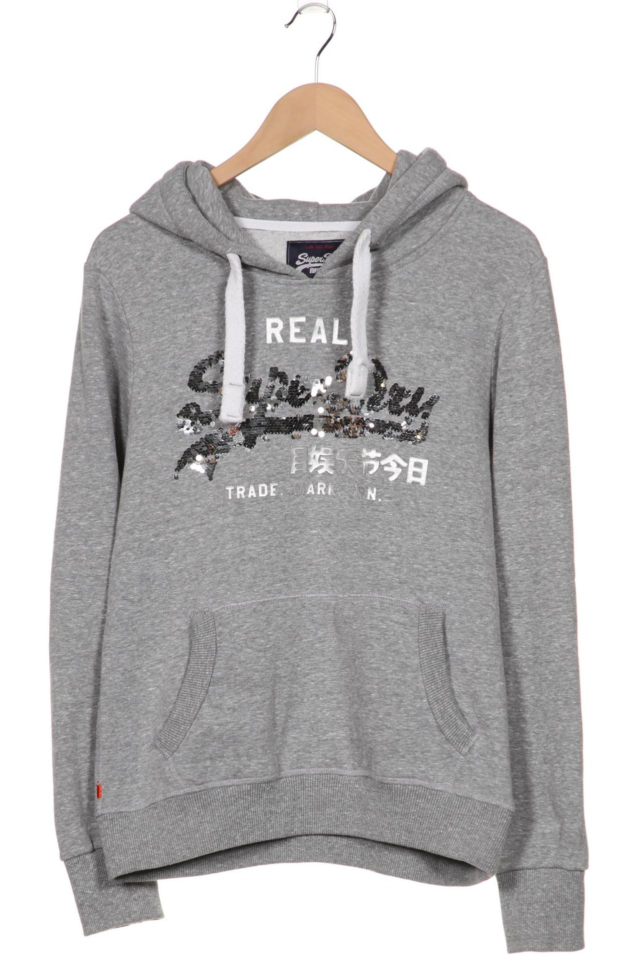 

Superdry Damen Kapuzenpullover, grau