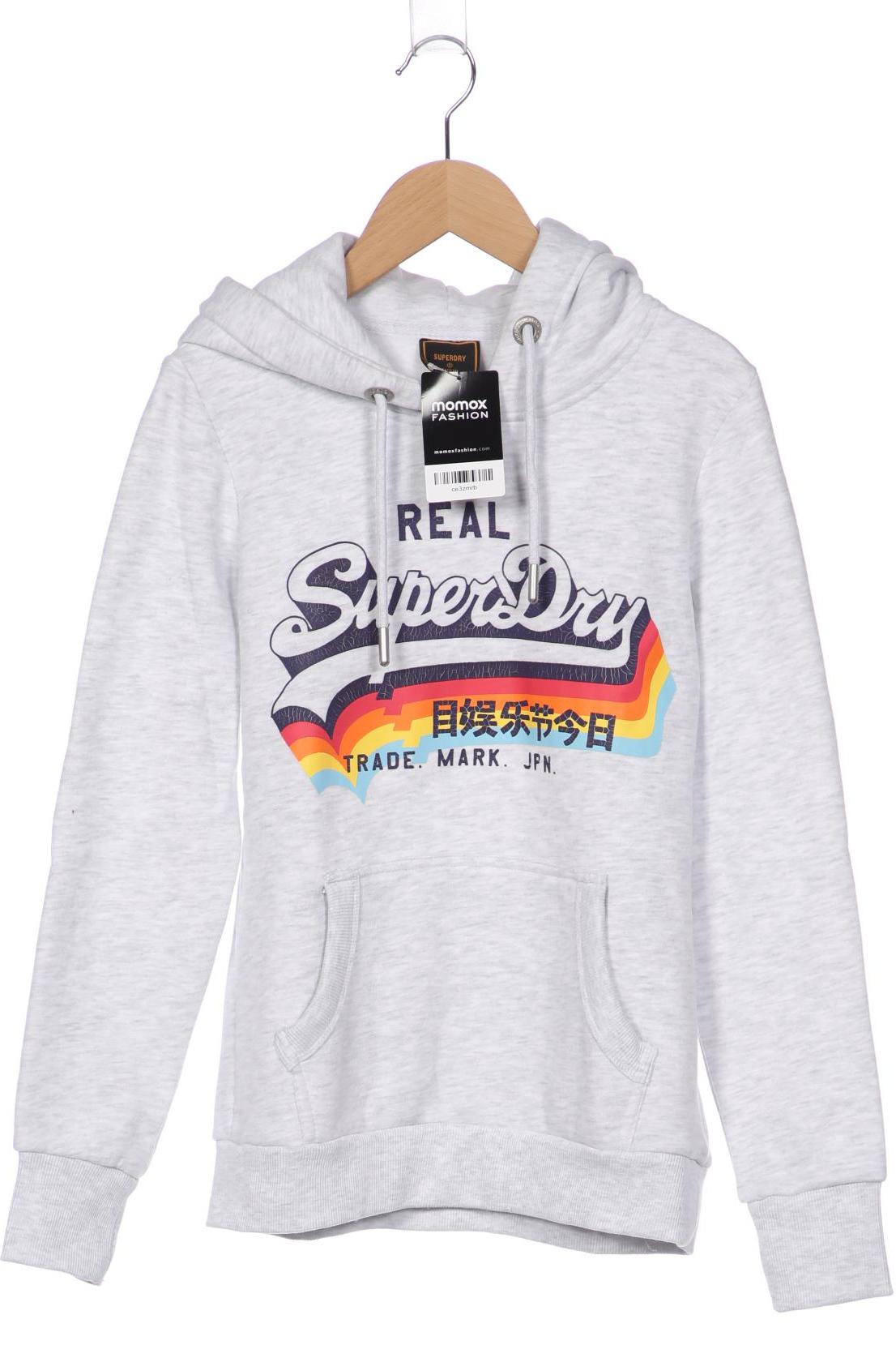 

Superdry Damen Kapuzenpullover, grau, Gr. 36