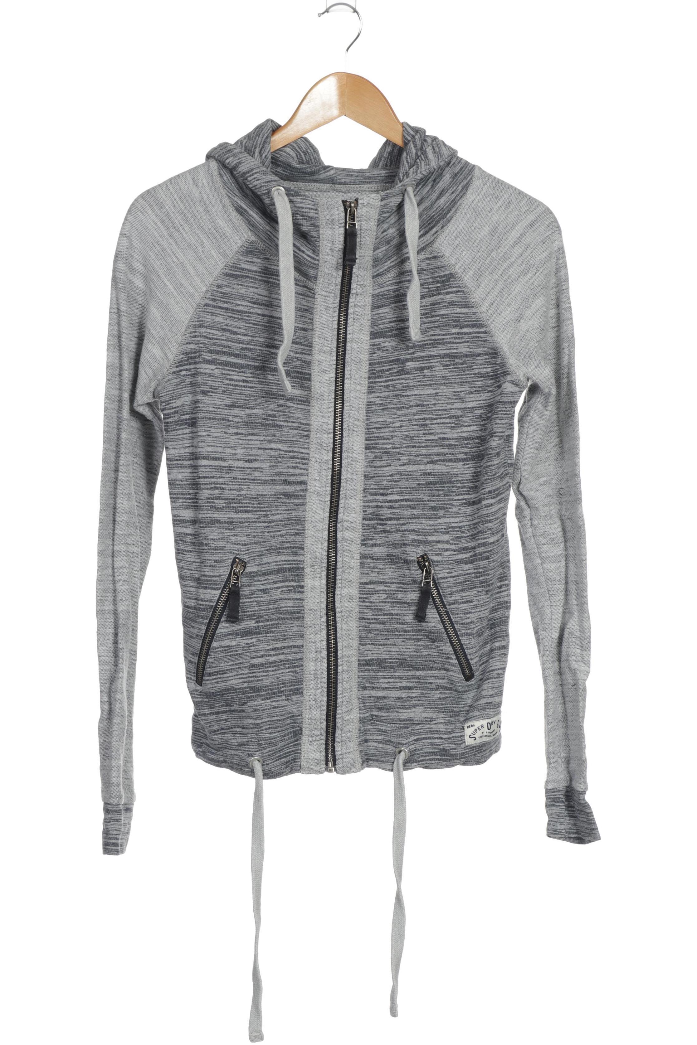 

Superdry Damen Kapuzenpullover, grau, Gr.
