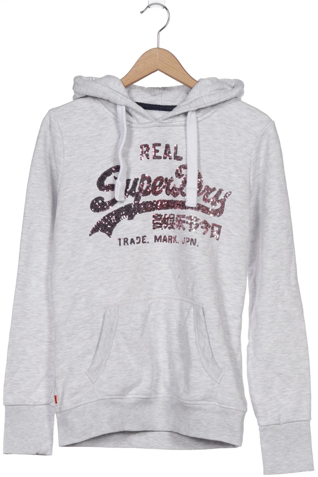 

Superdry Damen Kapuzenpullover, grau, Gr. 36