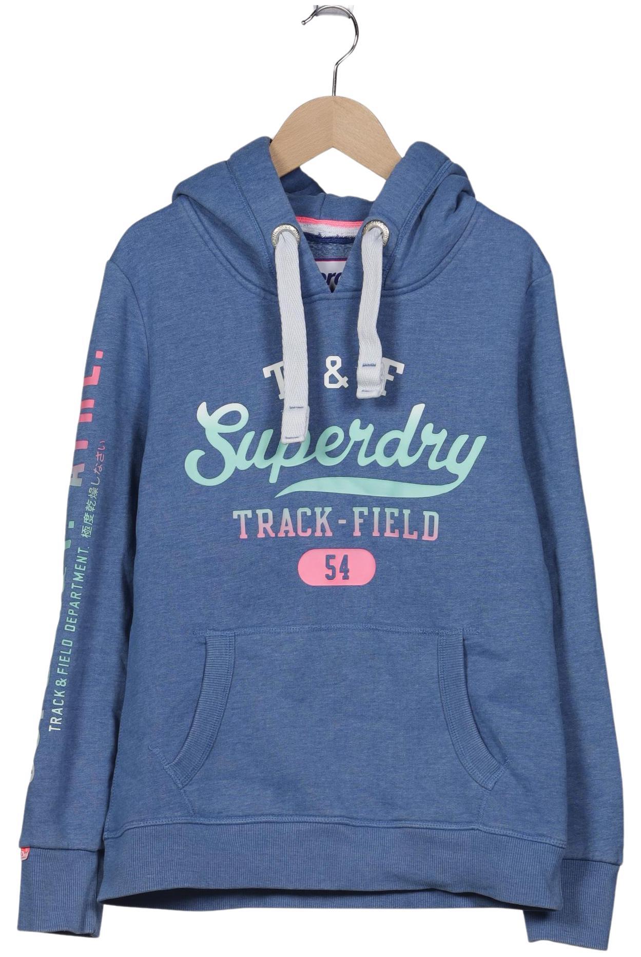 

Superdry Damen Kapuzenpullover, blau, Gr. 40