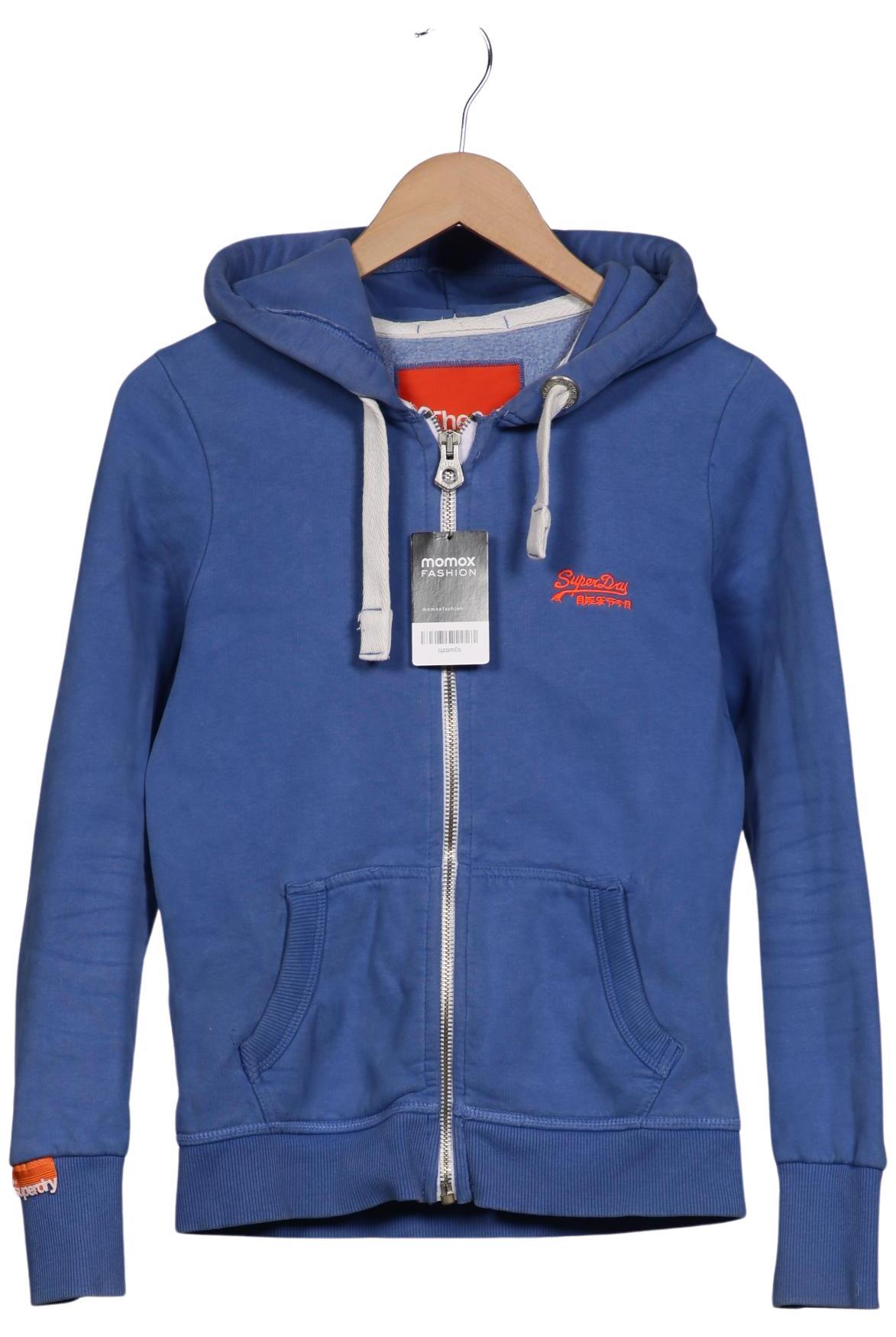 

Superdry Damen Kapuzenpullover, blau, Gr. 36
