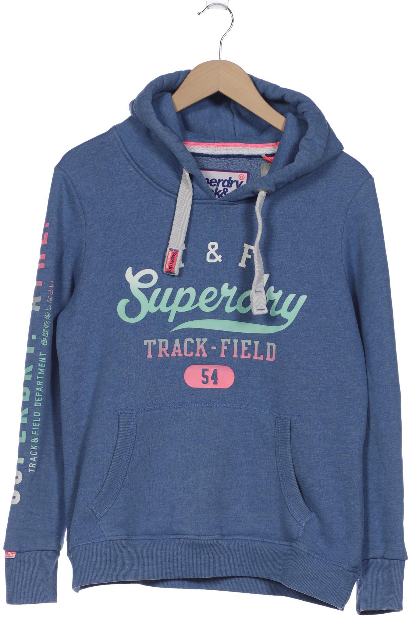 

Superdry Damen Kapuzenpullover, blau, Gr. 42