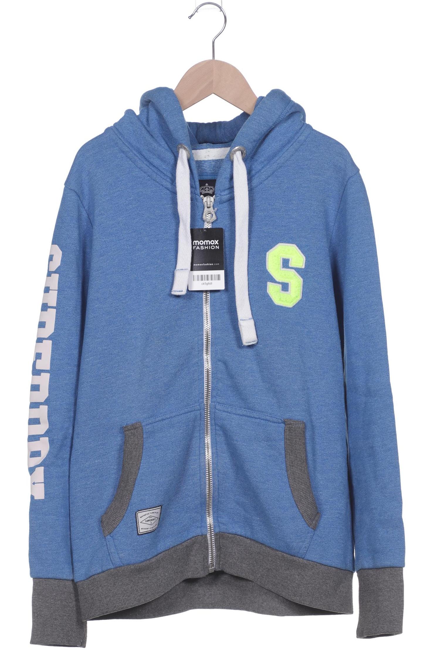 

Superdry Damen Kapuzenpullover, blau, Gr. 44